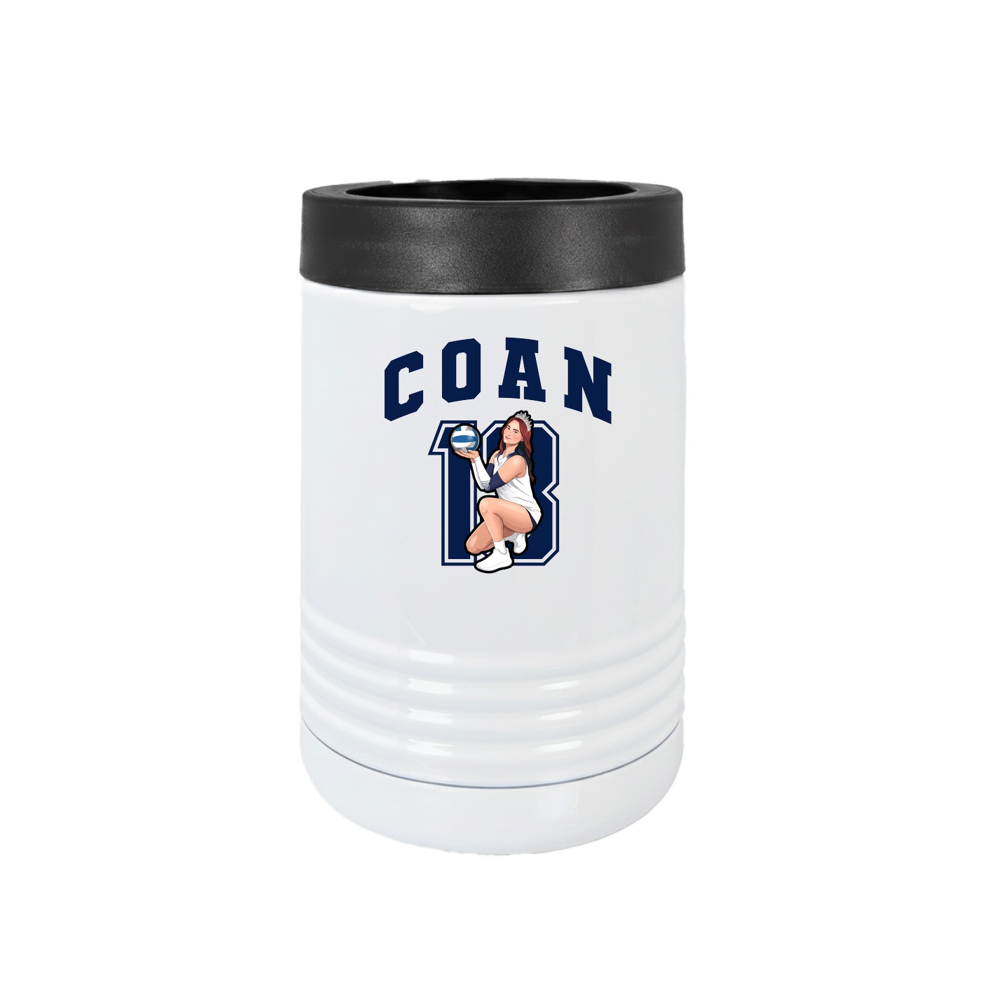 Beverage Holder — Number in White