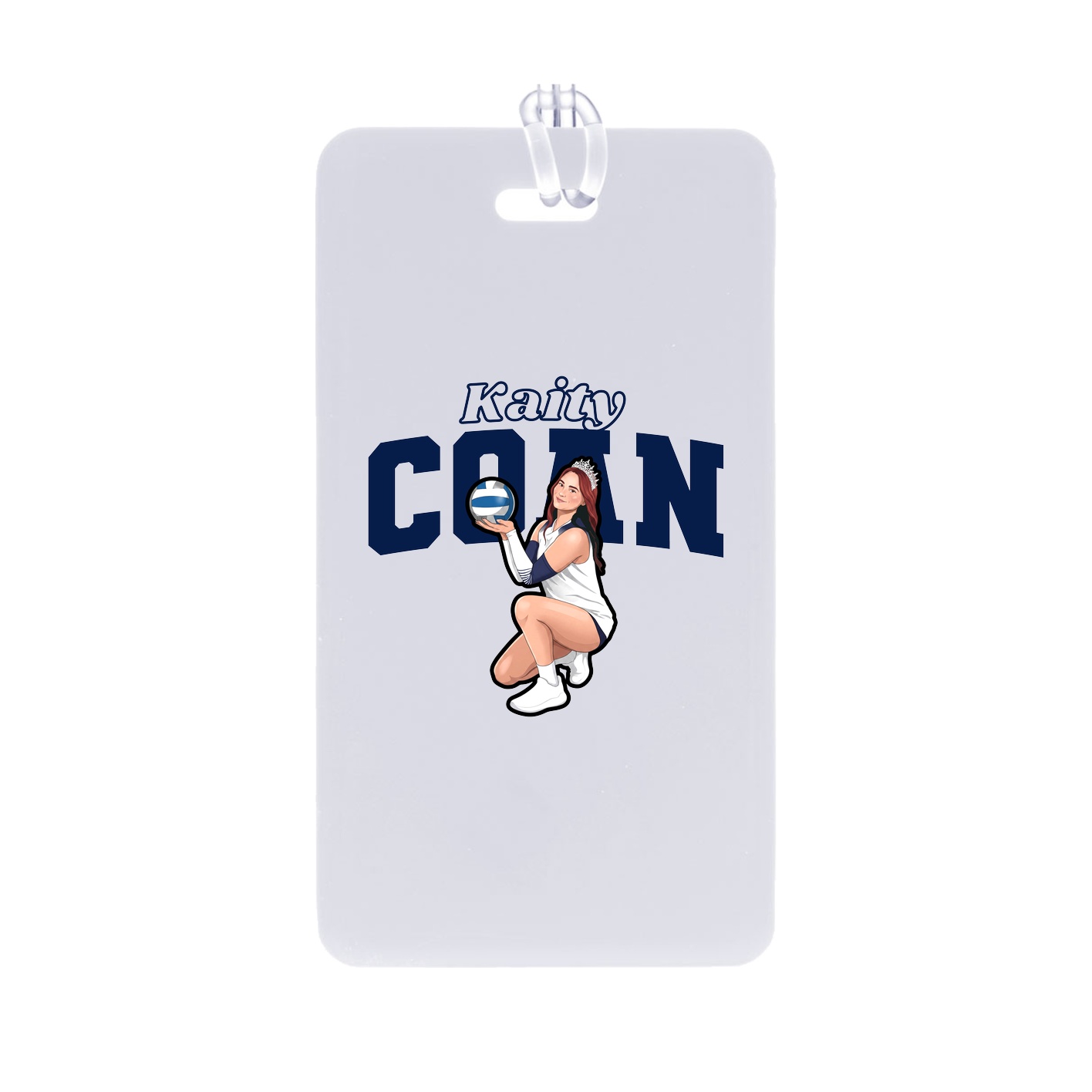 Bag Tag — Name Arch in Classic