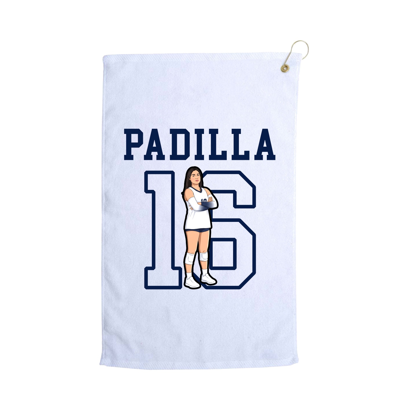 Golf Towel — Shirsey in White