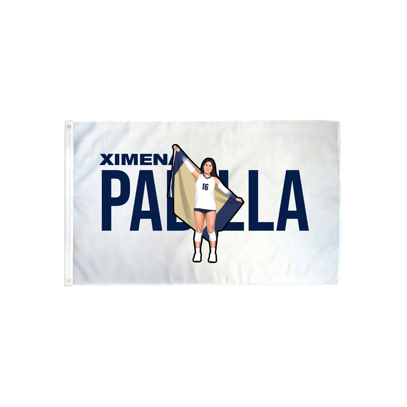 3x5 Flag — Player Name in Classic