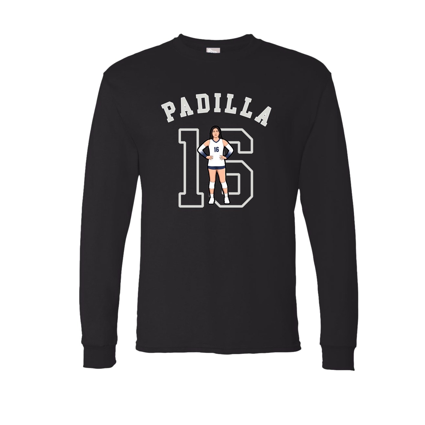 Long Sleeve Tee — Shirsey Arch in Black
