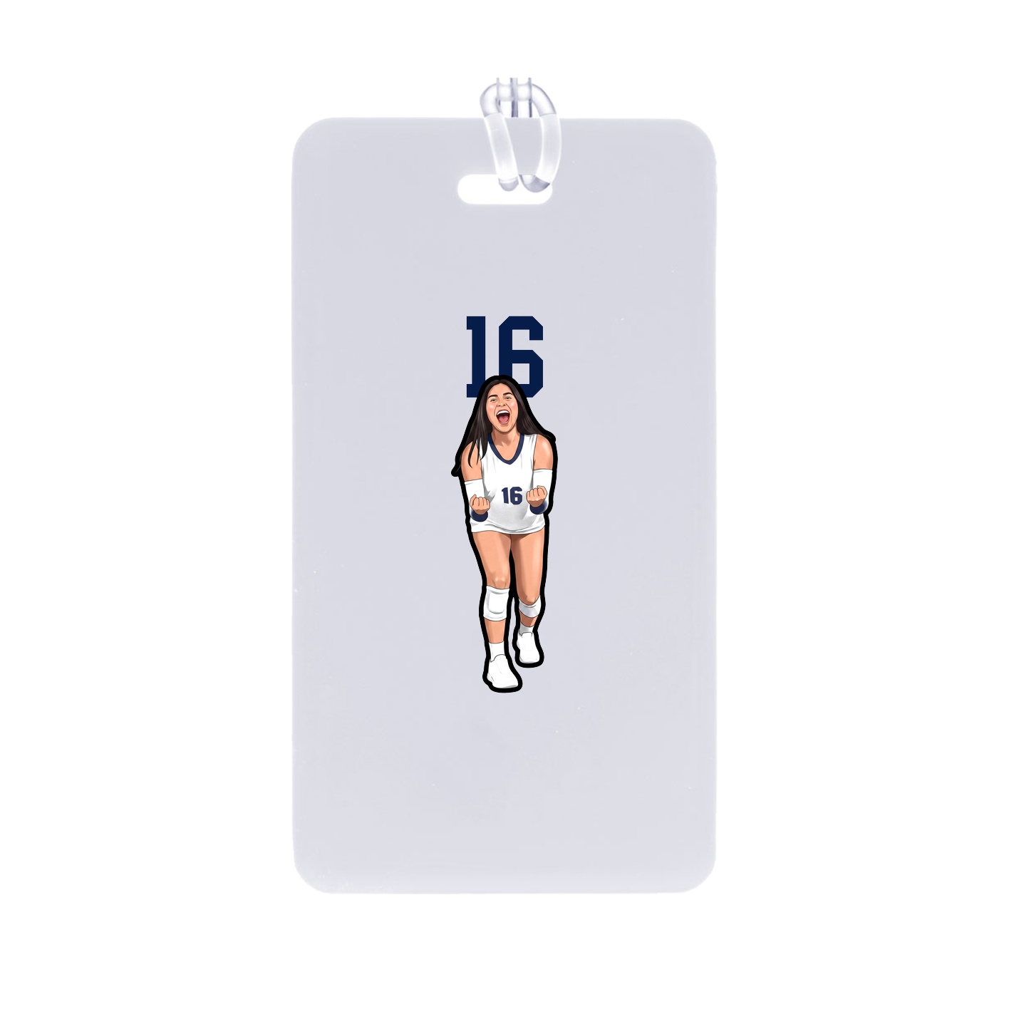 Bag Tag — Number Top in Classic