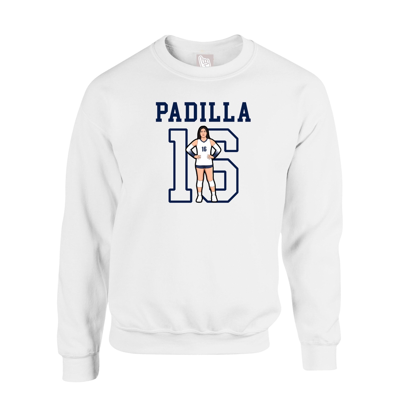 Fleece Crew — Shirsey in White