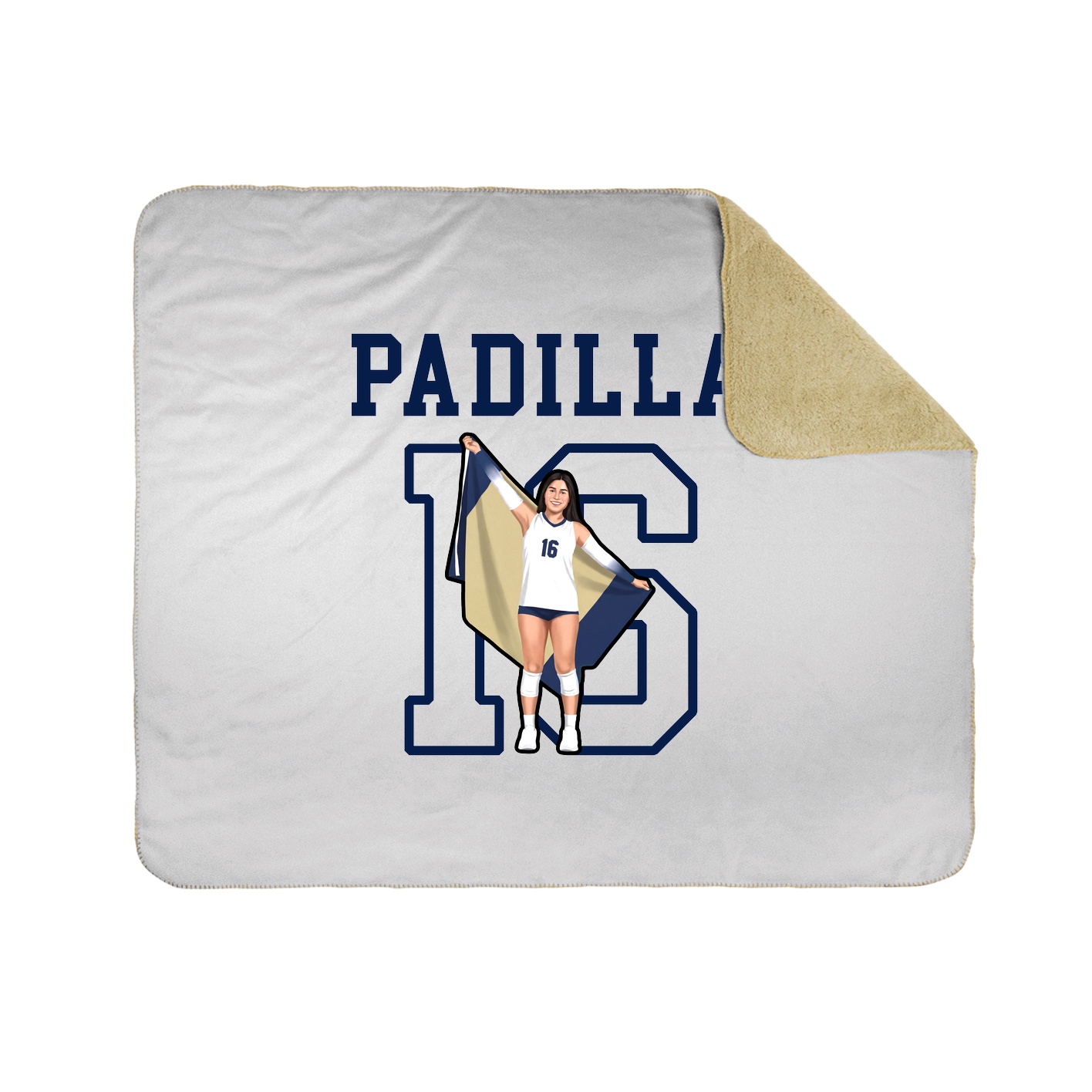 Throw Blanket — Shirsey in White