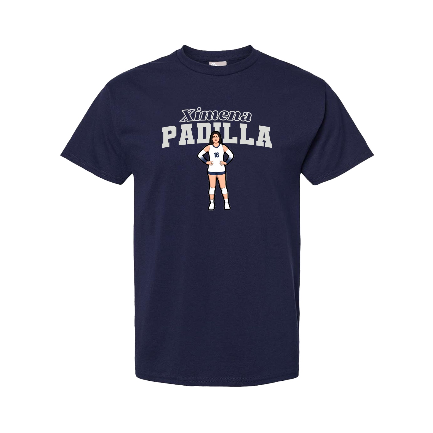 Tee — Name Arch in Navy