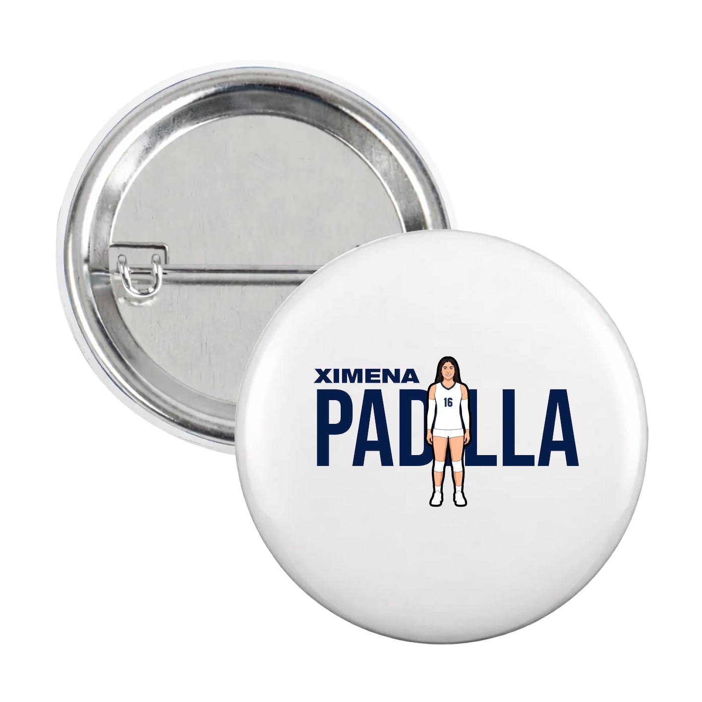 Game Day Button — Player Name in White