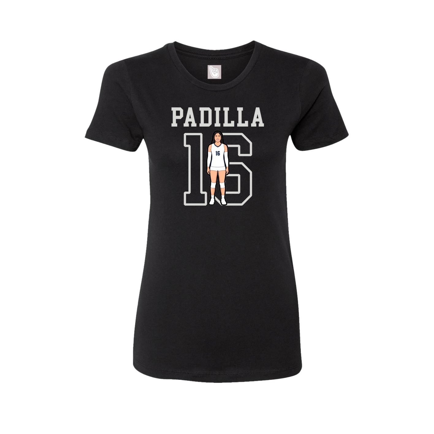 Fitted Women's Tee — Shirsey in Black