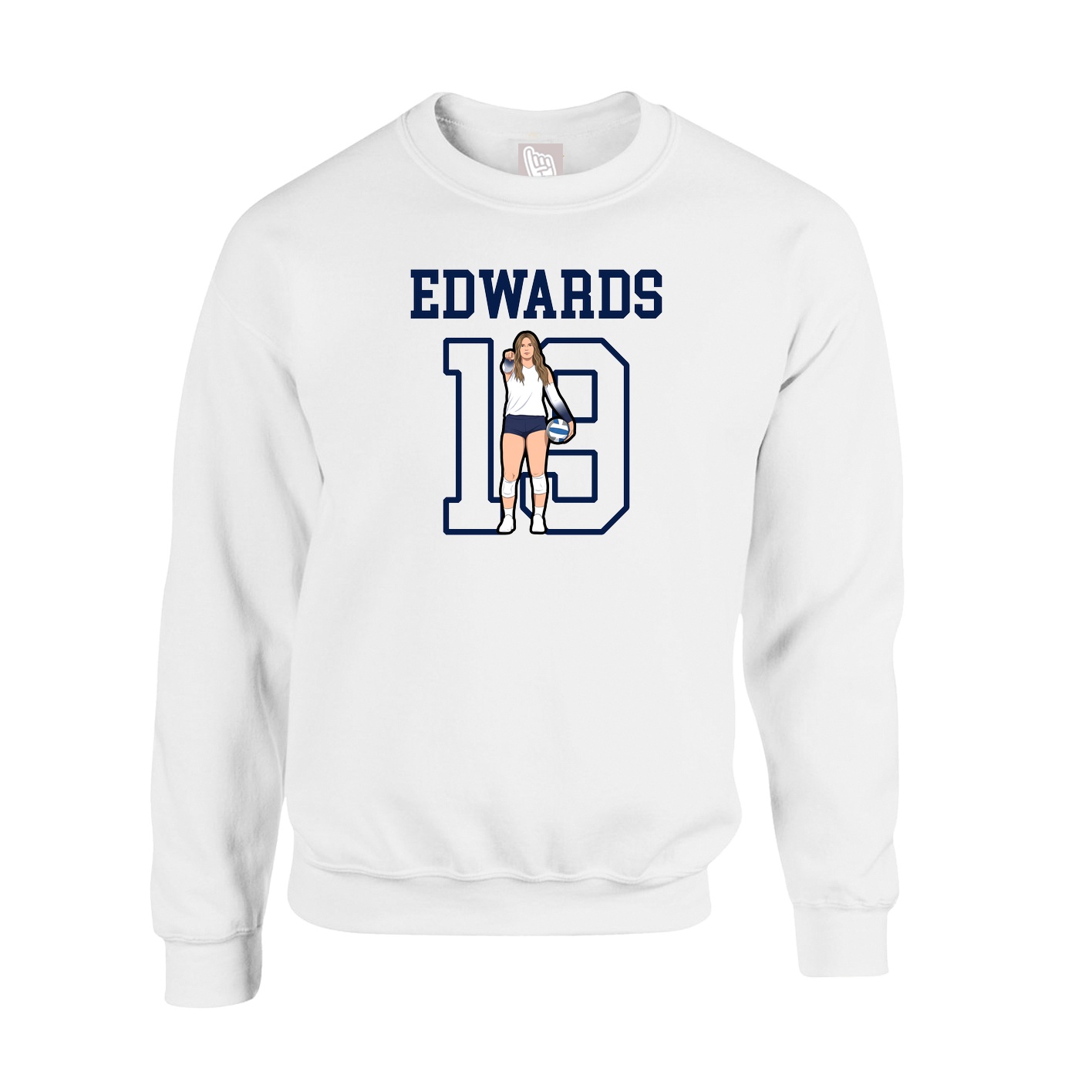 Fleece Crew — Shirsey in White