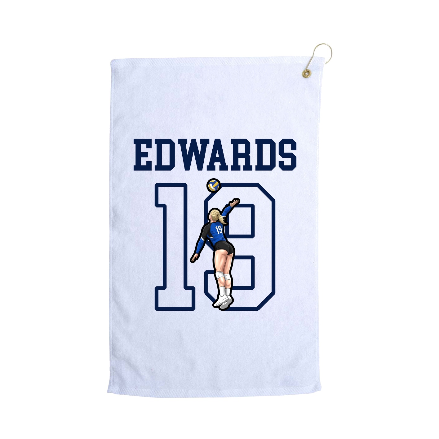 Golf Towel — Shirsey in White