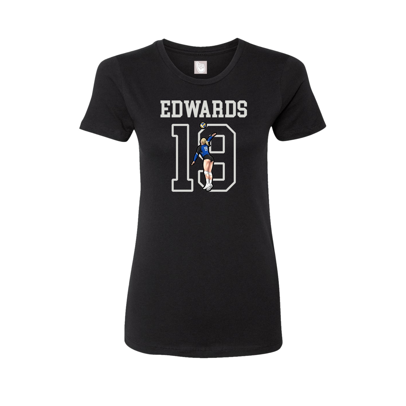 Fitted Women's Tee — Shirsey in Black