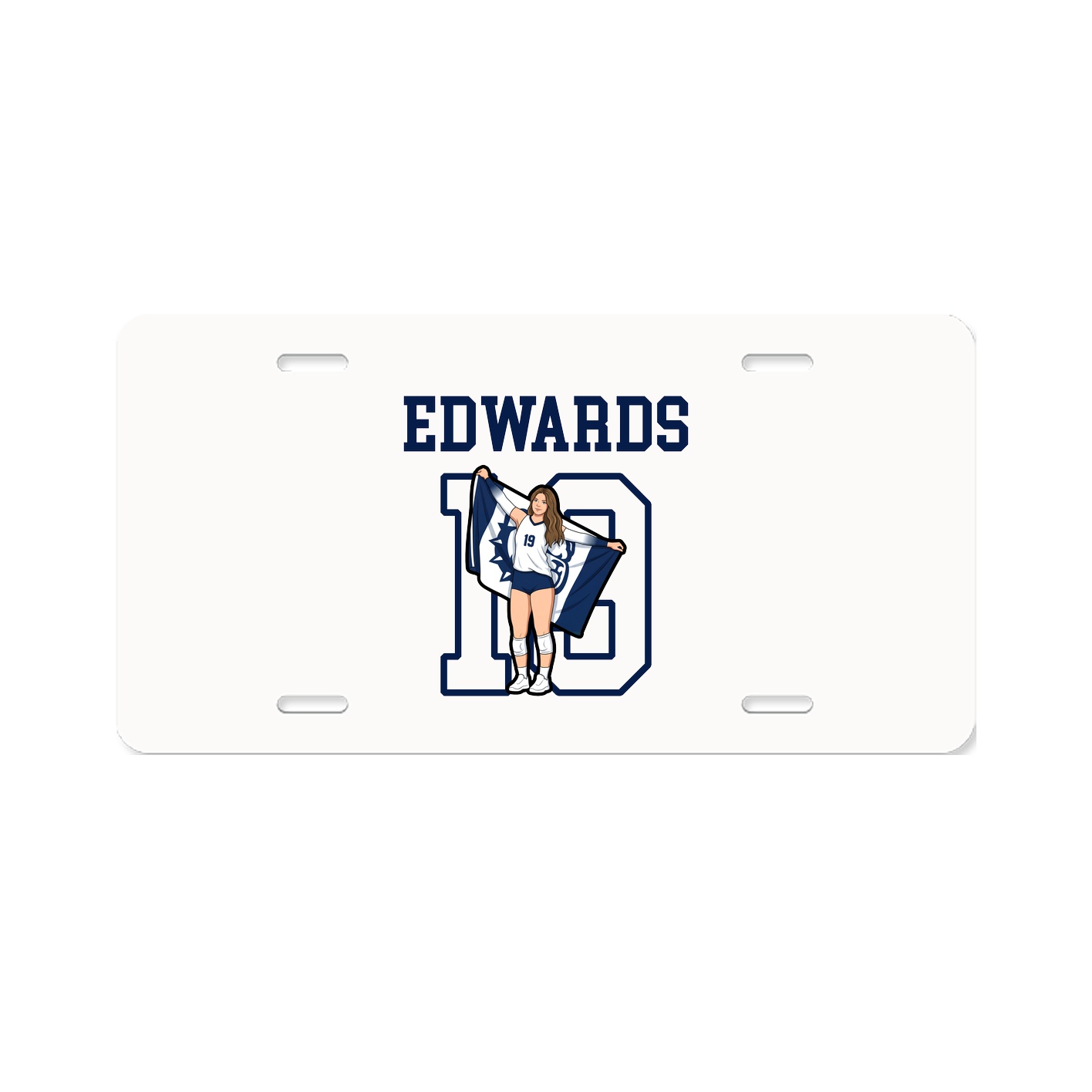 License Plate — Shirsey in Classic