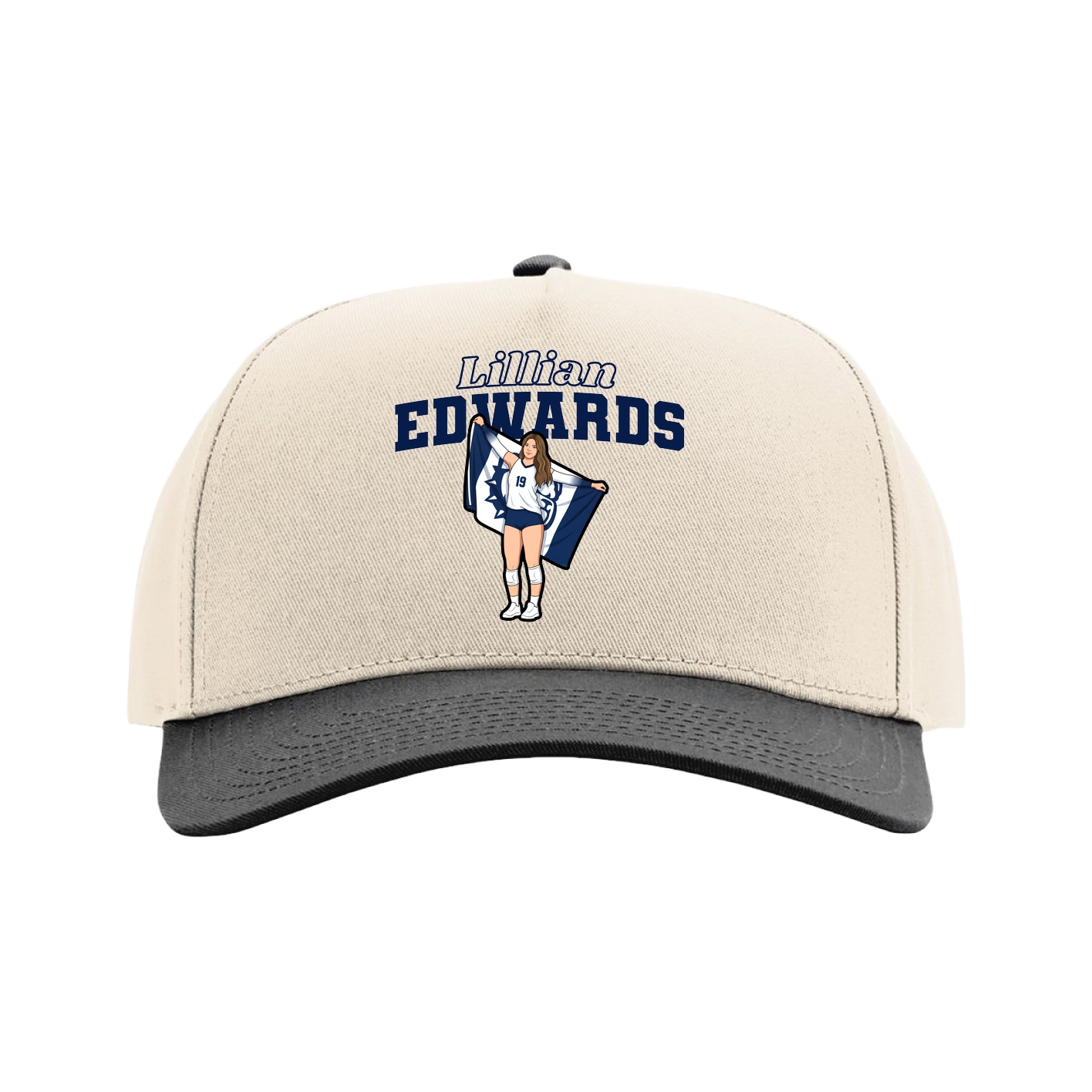 Full Fabric Five-Panel Champ Cap