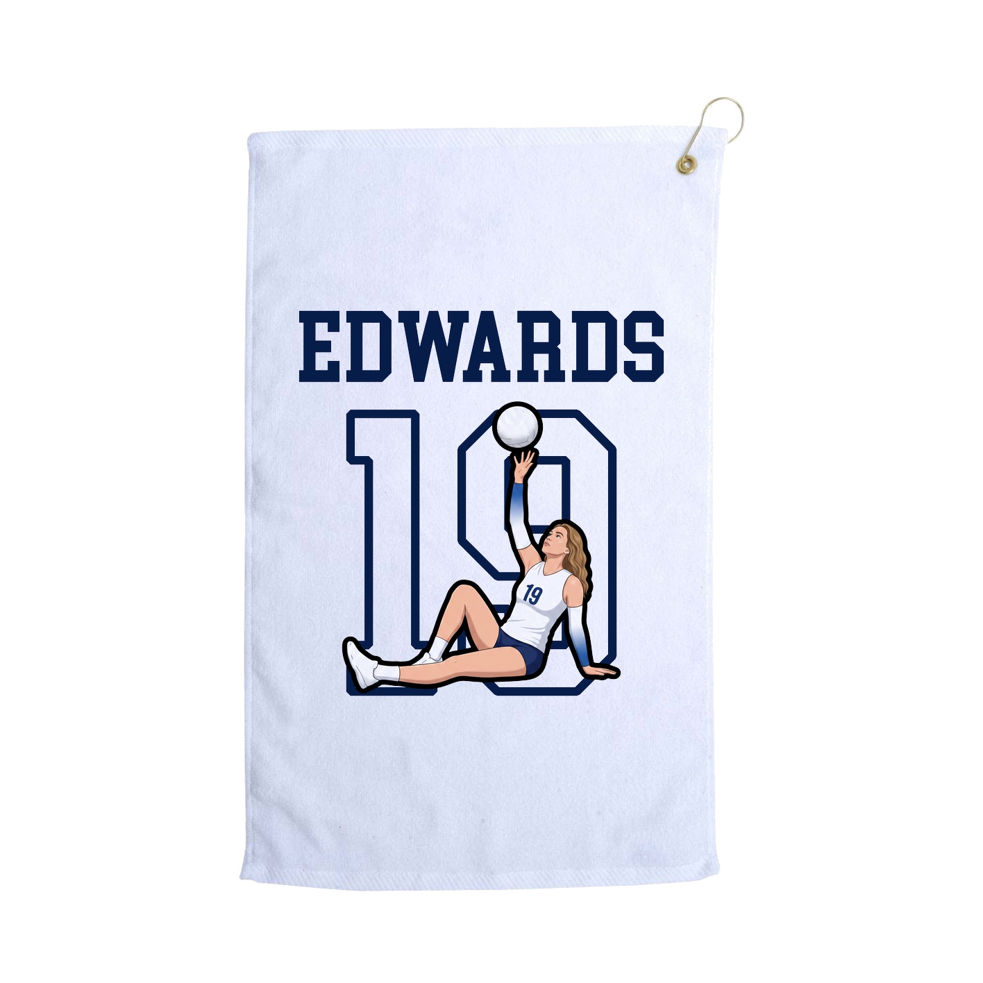 Golf Towel — Shirsey in White