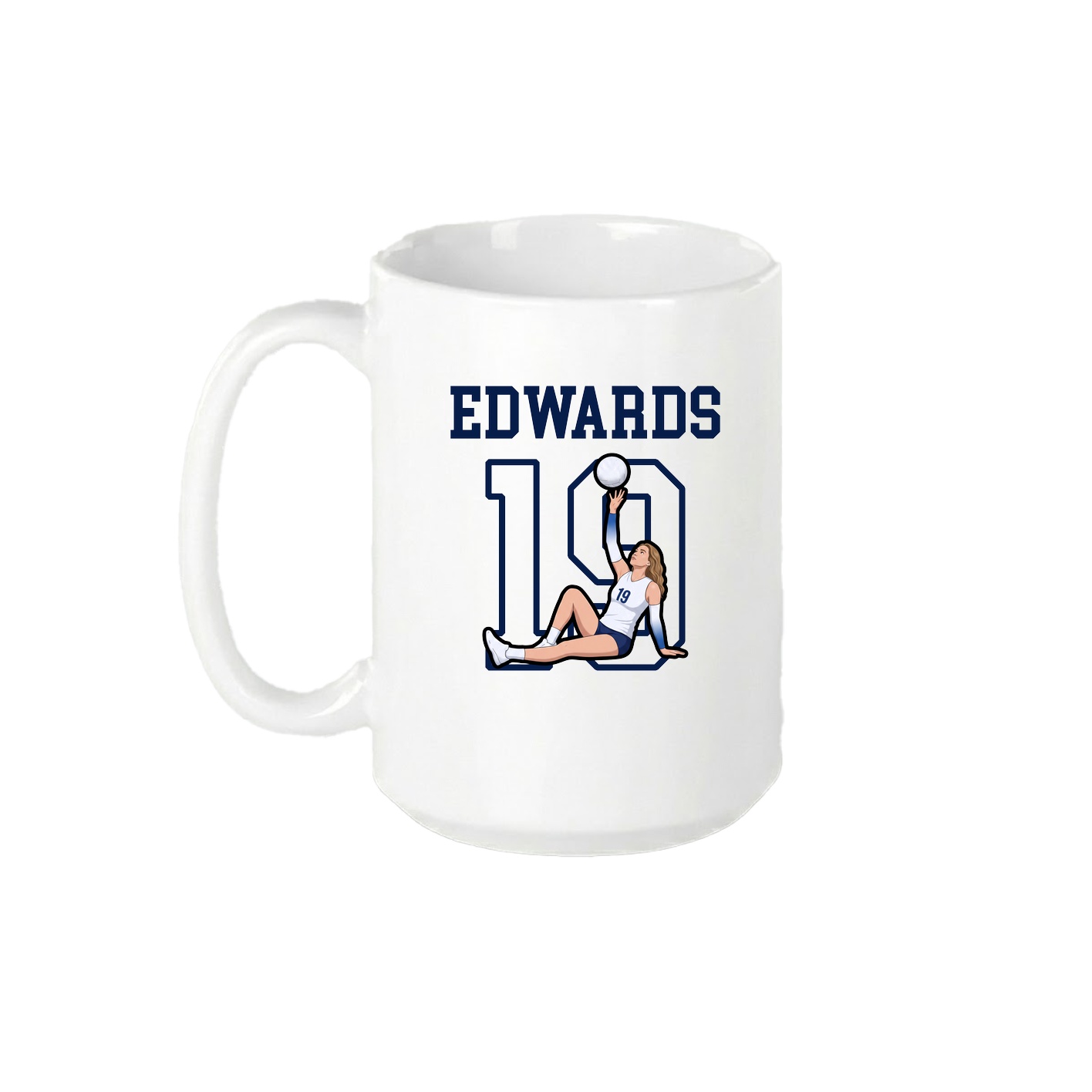 15oz Coffee Mug — Shirsey in White