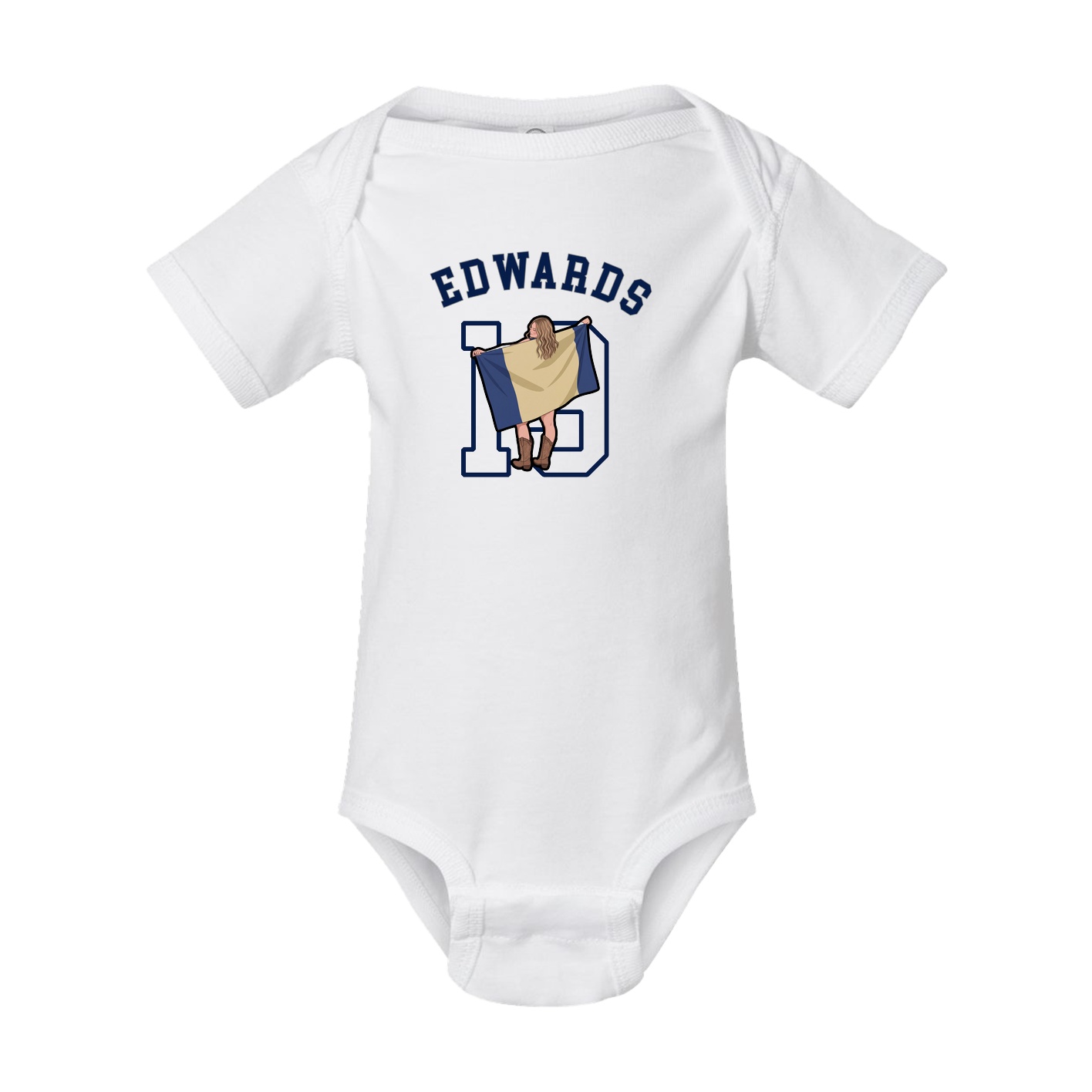 Baby Onesie — Shirsey Arch in White