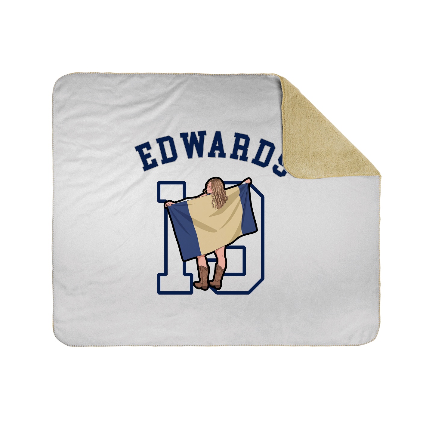 Throw Blanket — Shirsey Arch in White