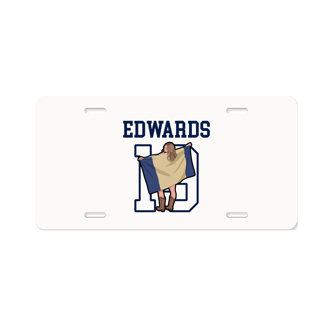 License Plate — Shirsey in Classic