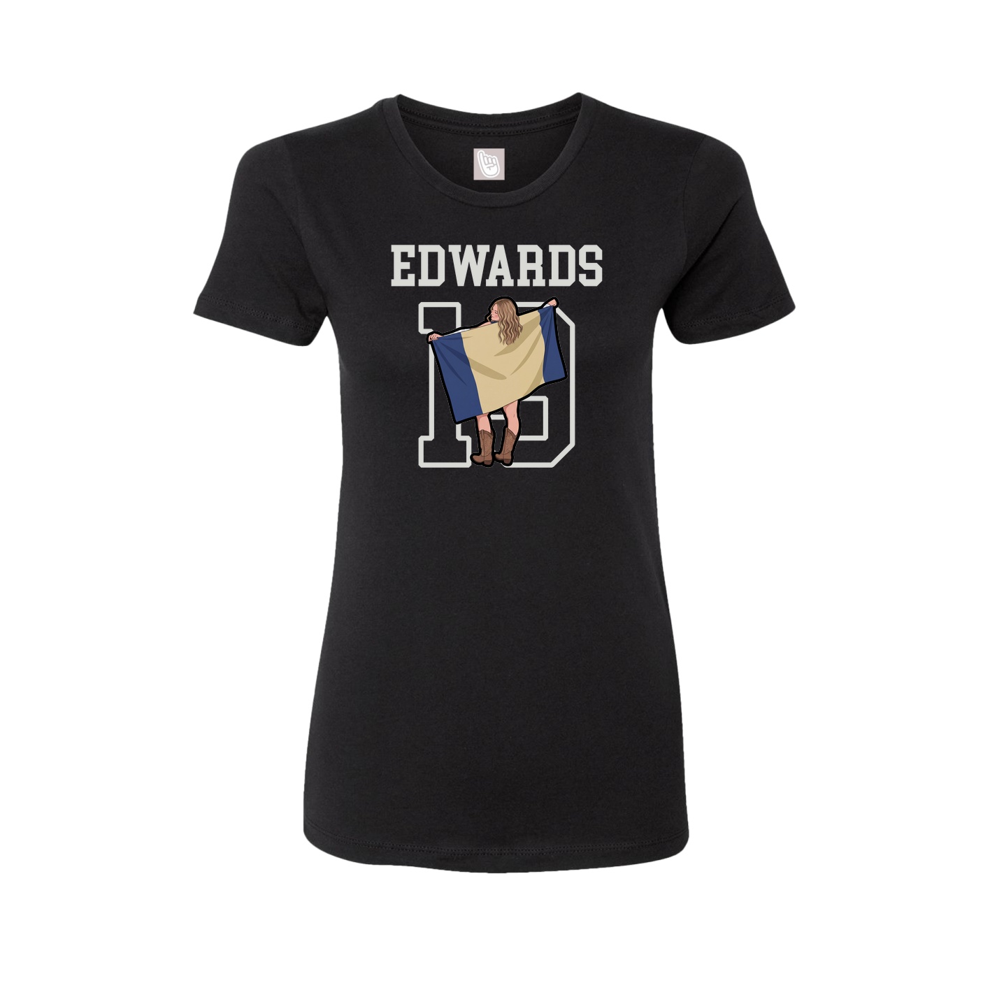 Fitted Women's Tee — Shirsey in Black