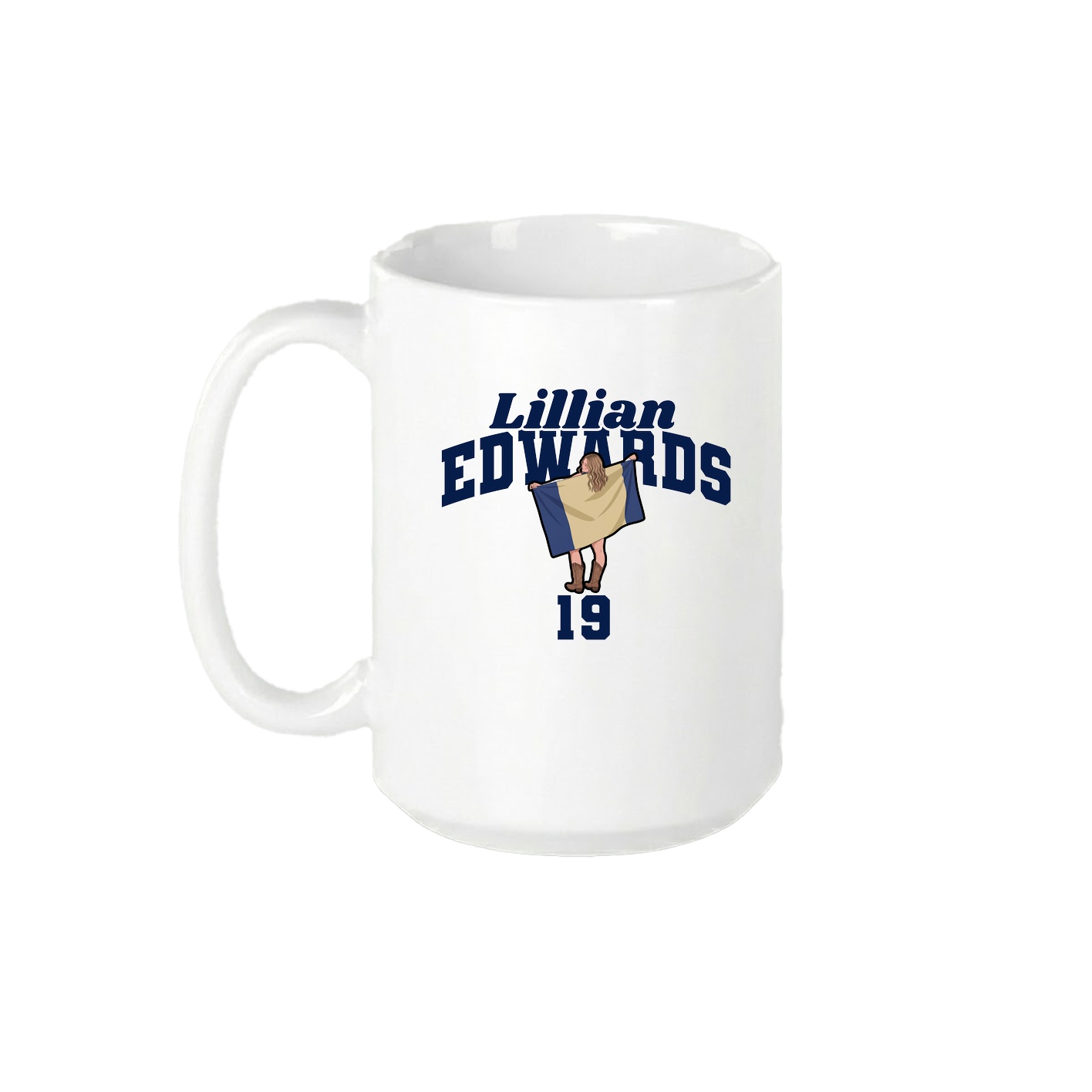 15oz Coffee Mug — Signature Arch in White