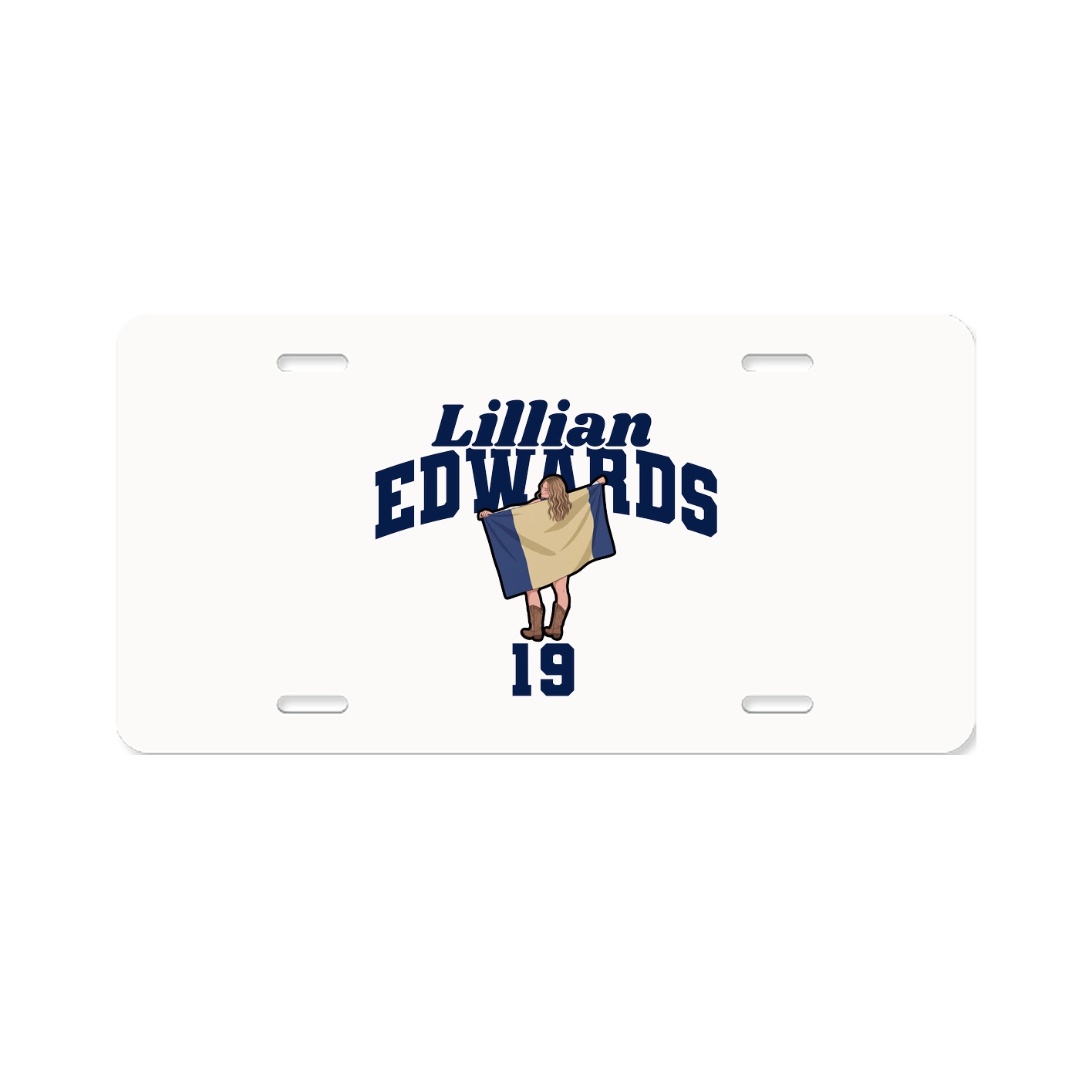 License Plate — Signature Arch in Classic
