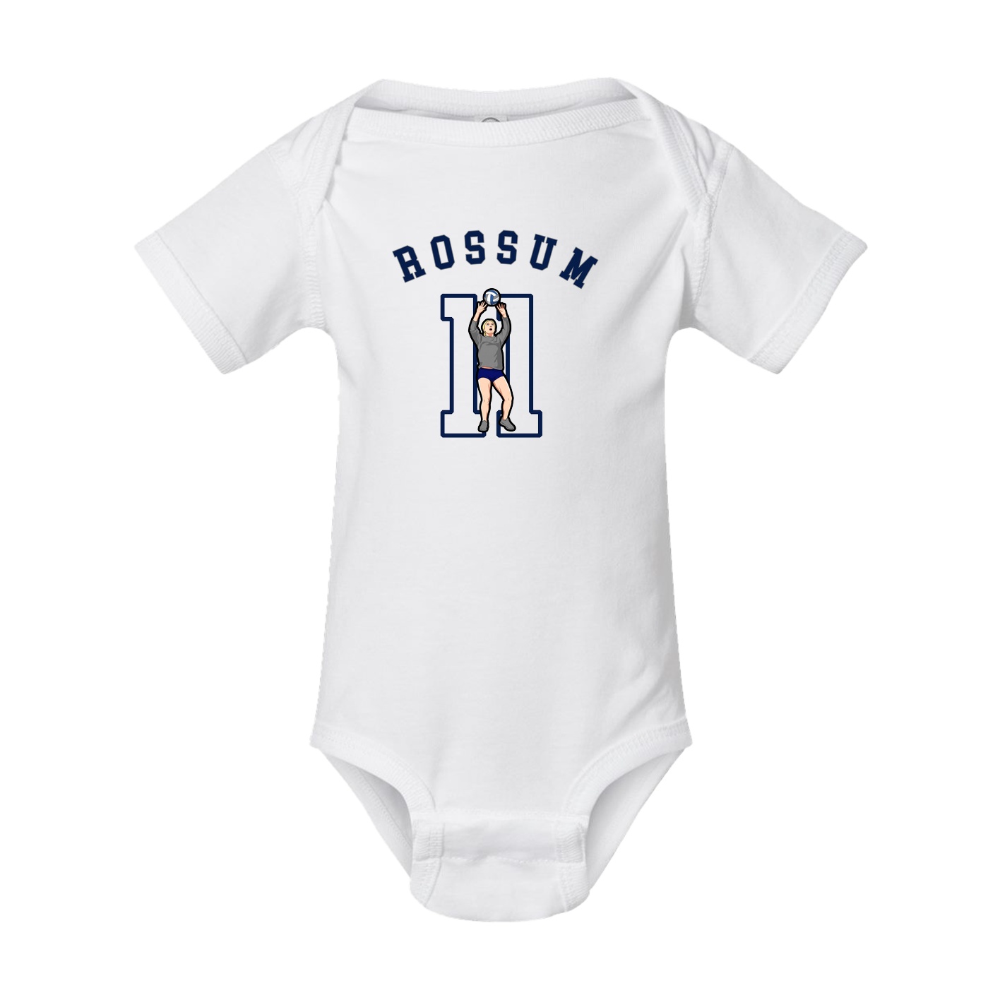 Baby Onesie — Shirsey Arch in White