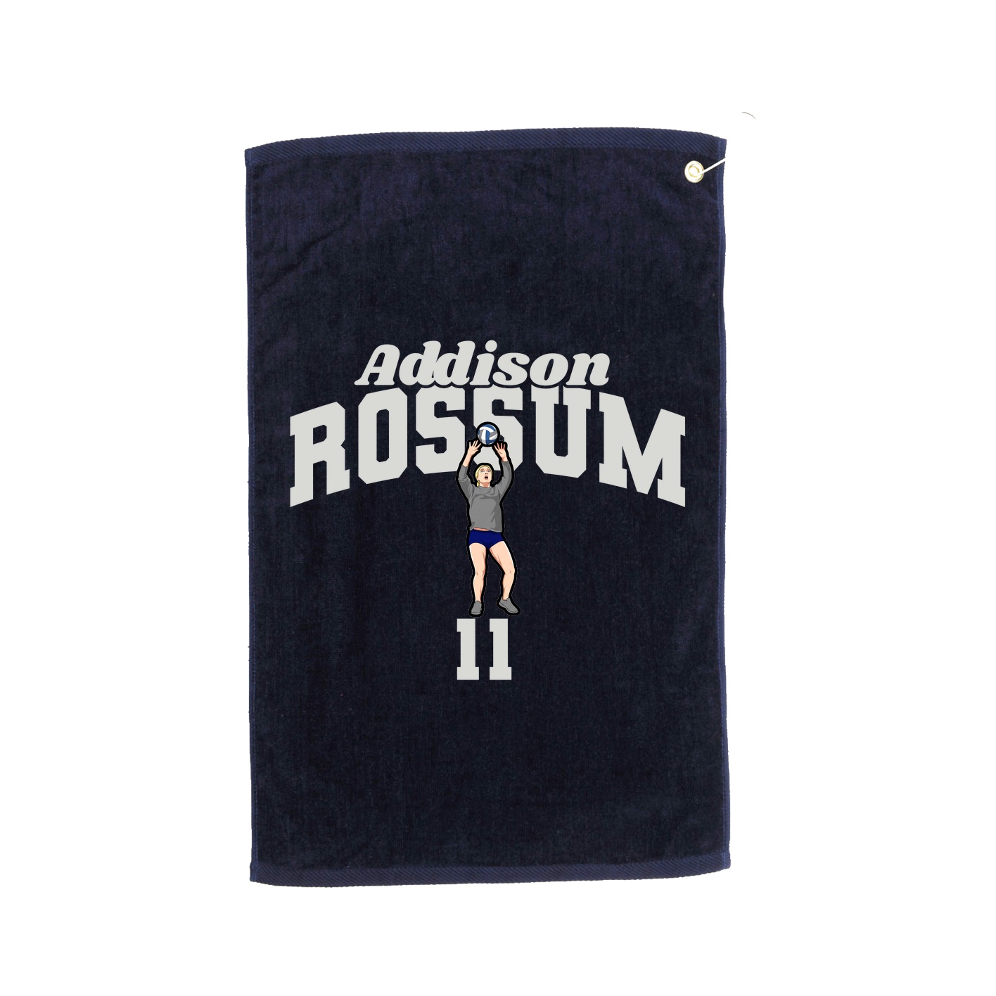 Golf Towel — Signature Arch in Navy