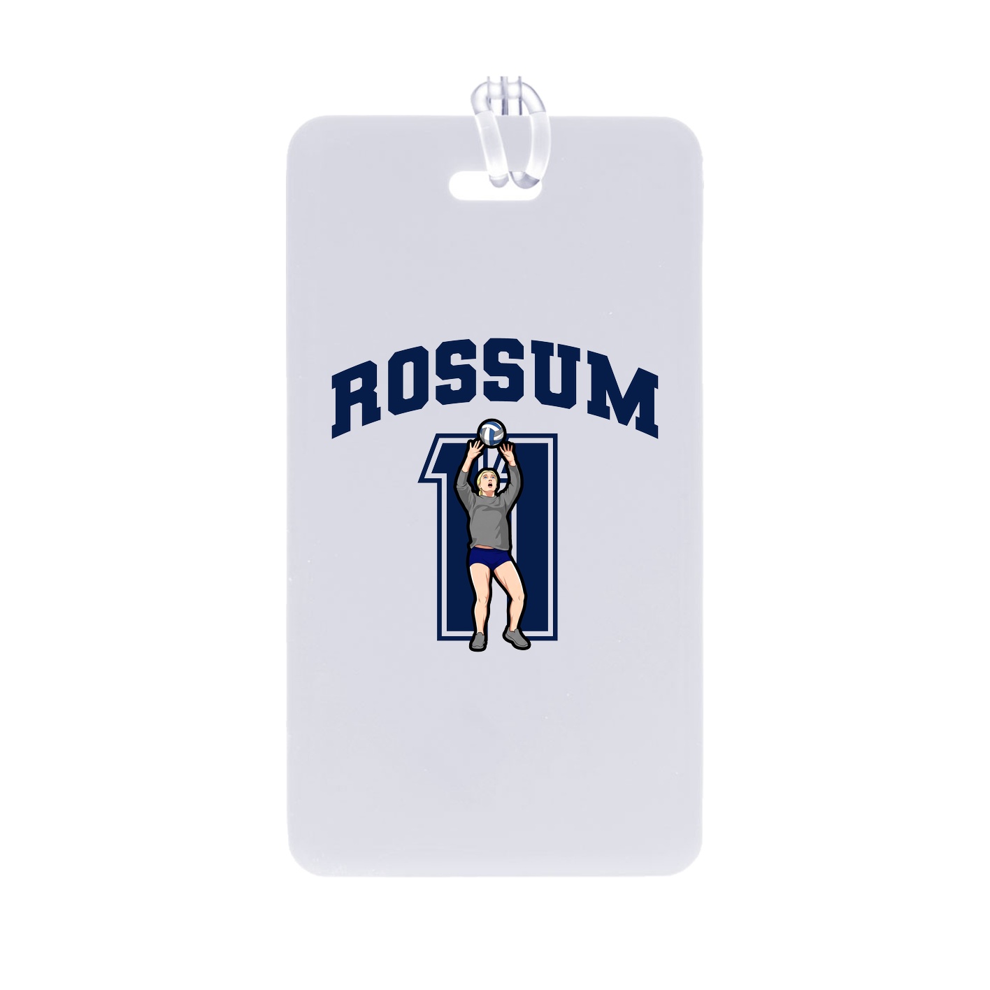Bag Tag — Number in Classic