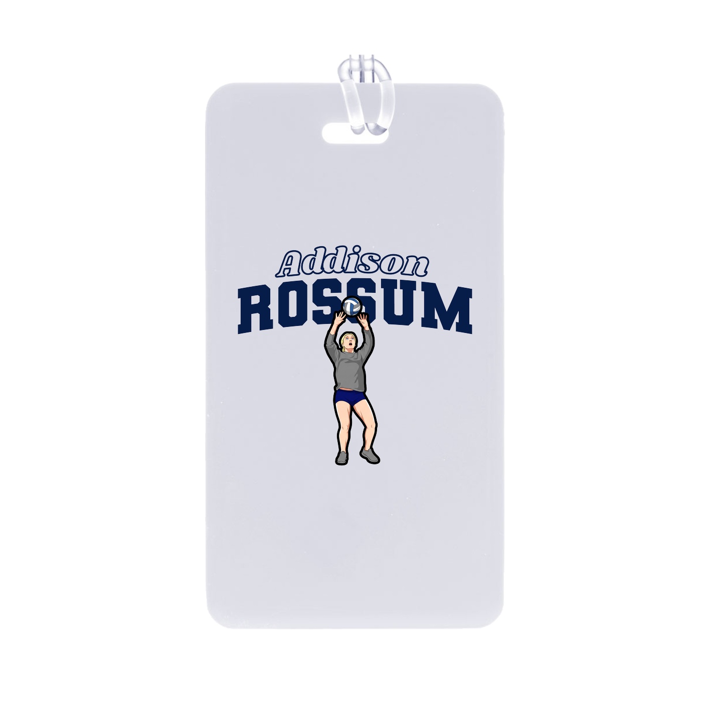 Bag Tag — Name Arch in Classic