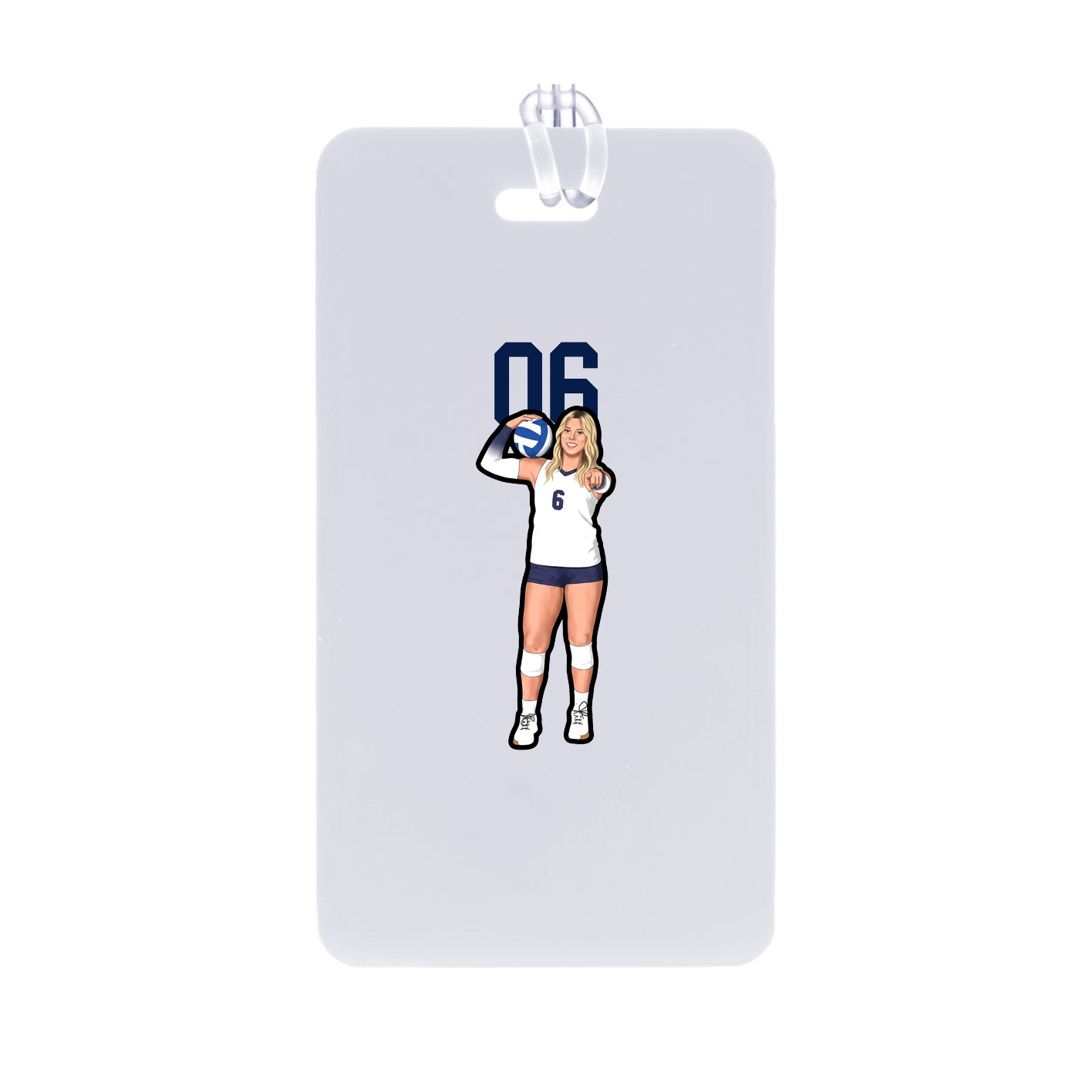 Bag Tag — Number Top in Classic