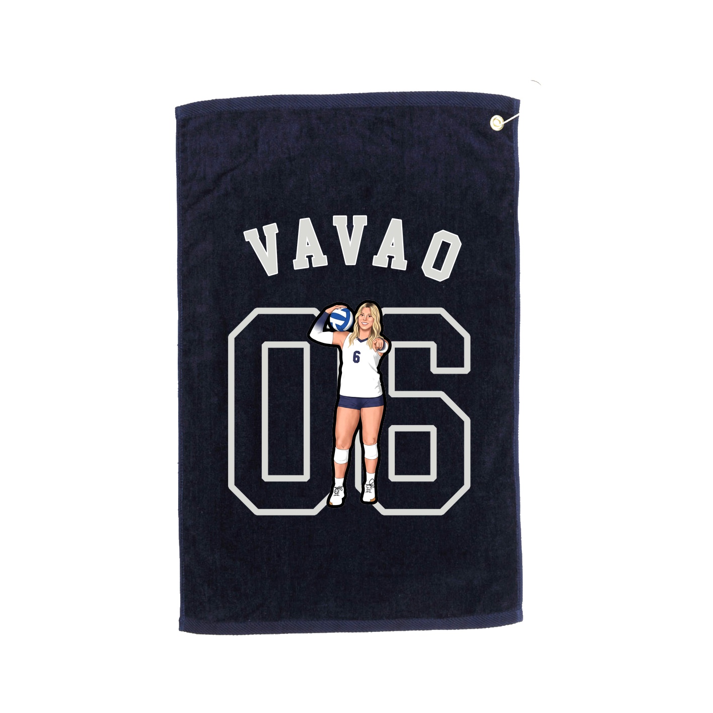 Golf Towel — Shirsey Arch in Navy