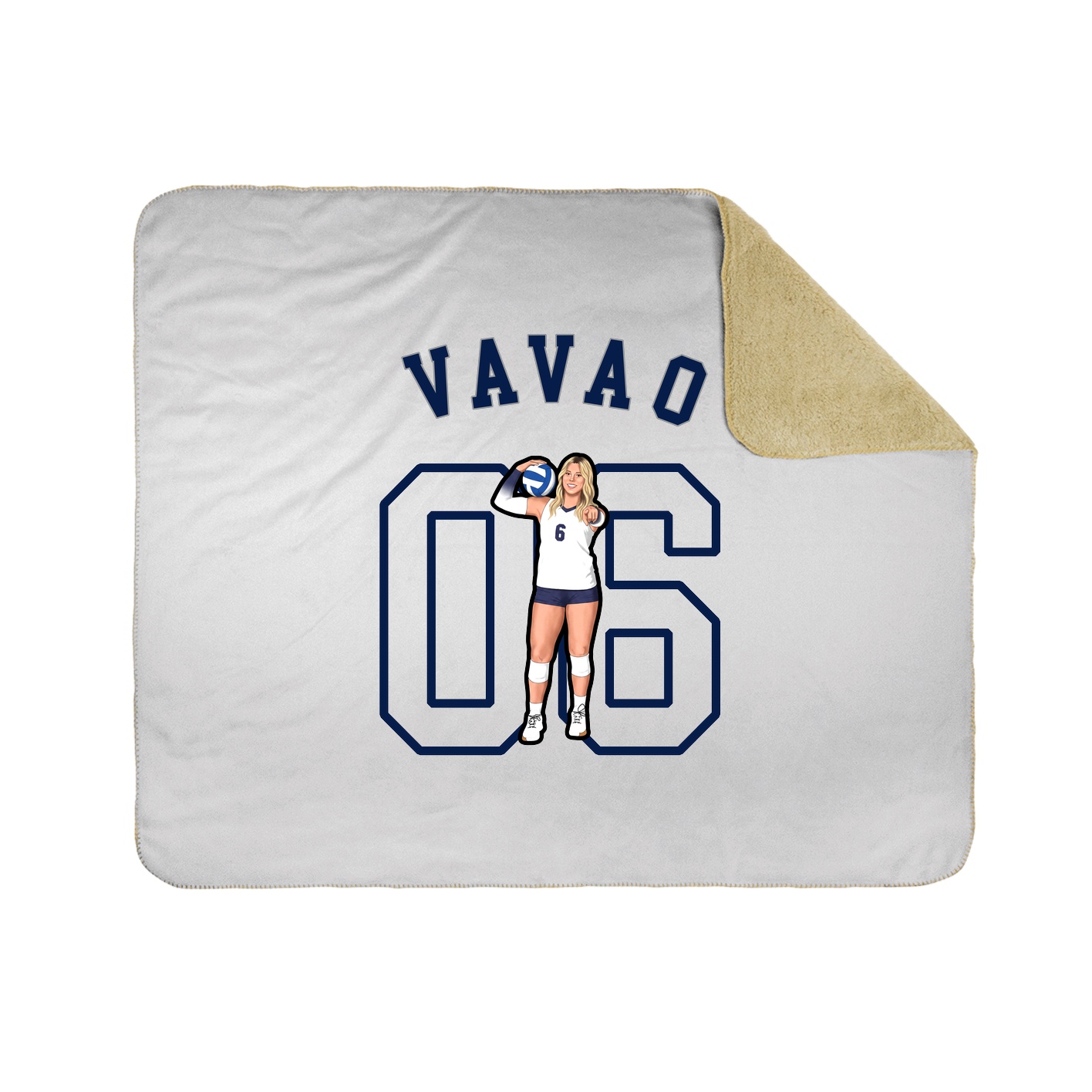 Throw Blanket — Shirsey Arch in White