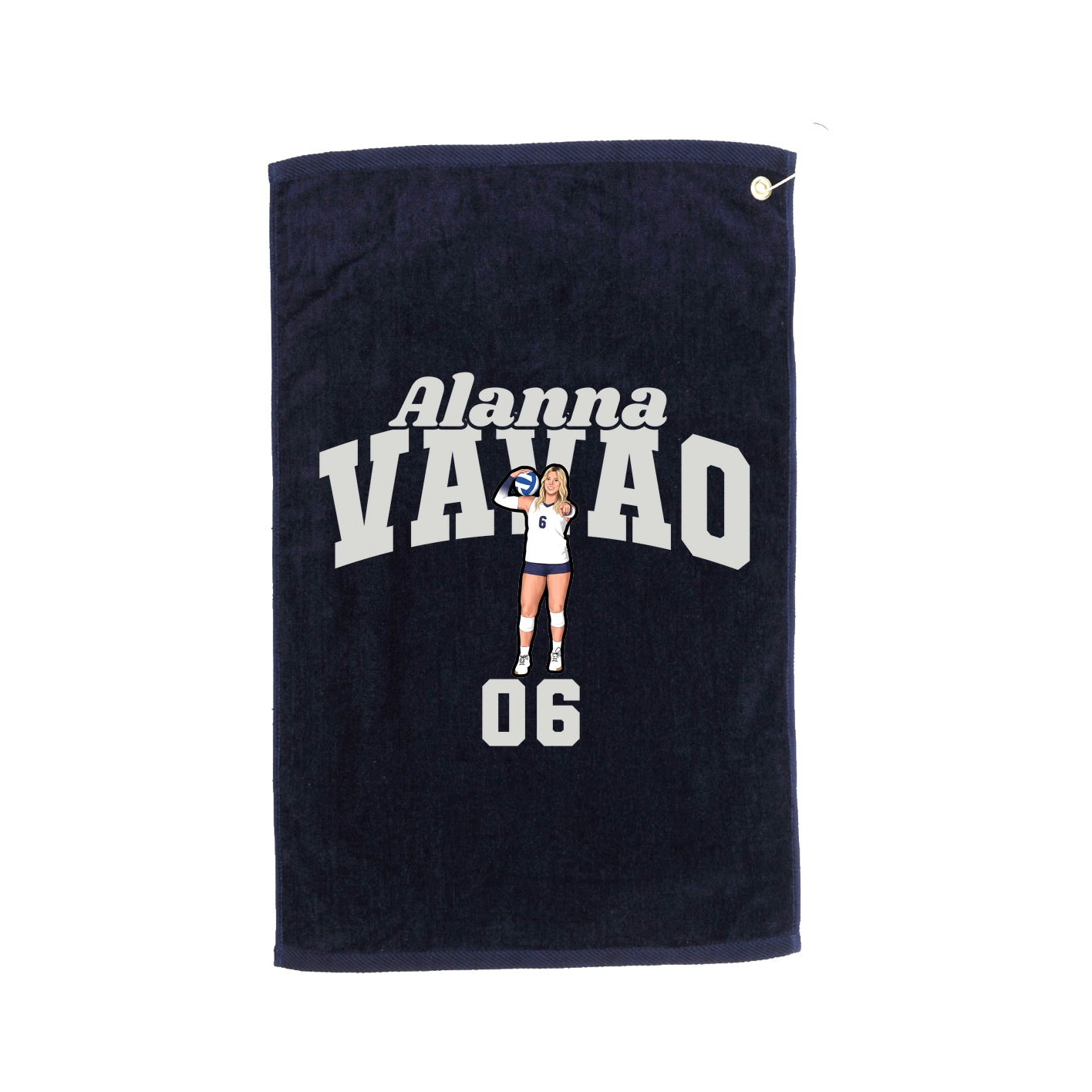 Golf Towel — Signature Arch in Navy