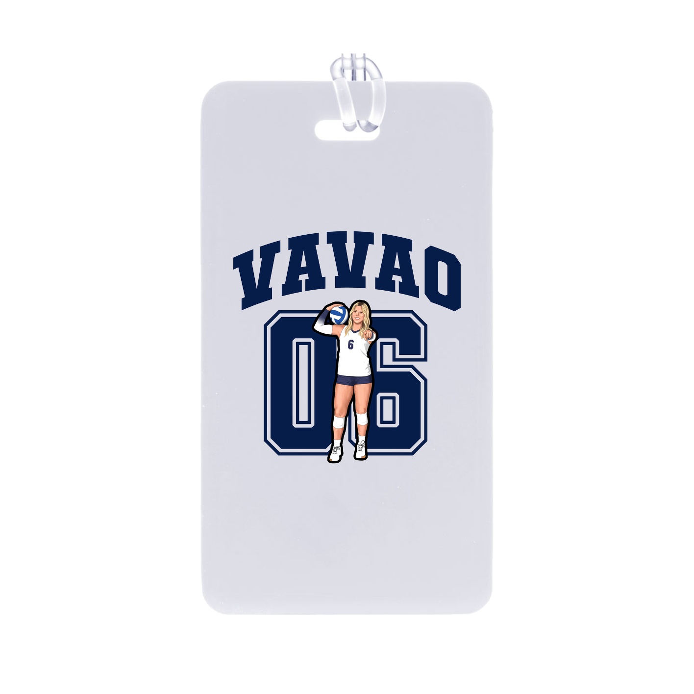 Bag Tag — Number in Classic