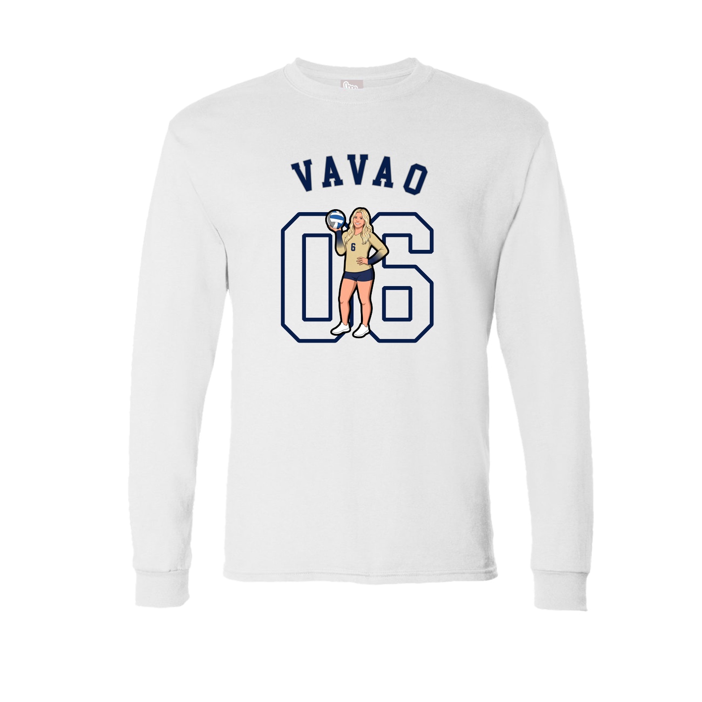 Long Sleeve Tee — Shirsey Arch in White