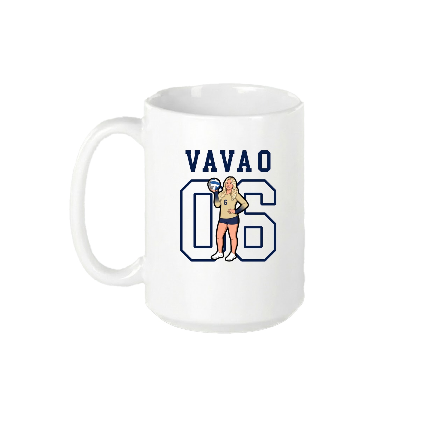 15oz Coffee Mug — Shirsey in White