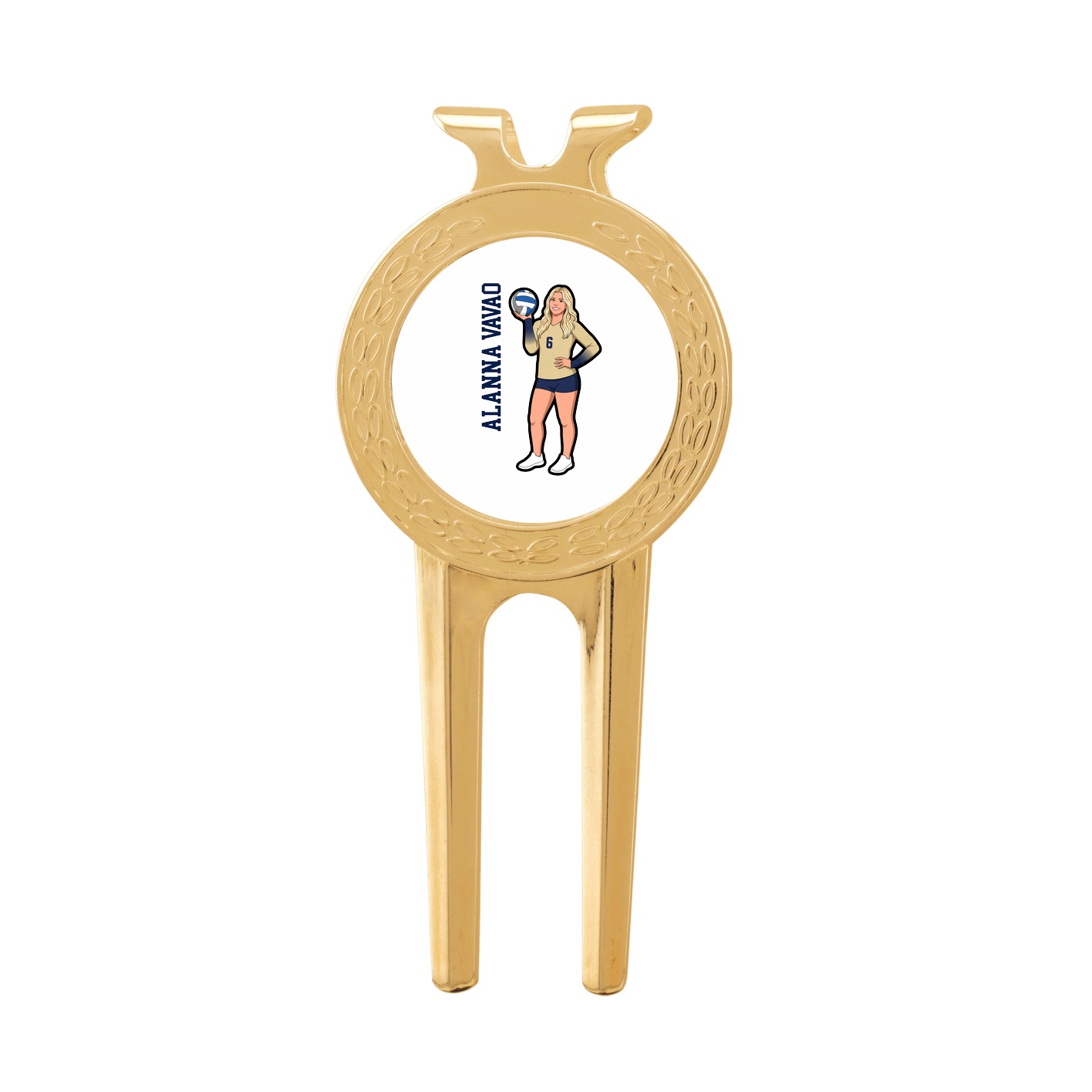 Divot Tool with Ball Marker — Name Vertical in Classic