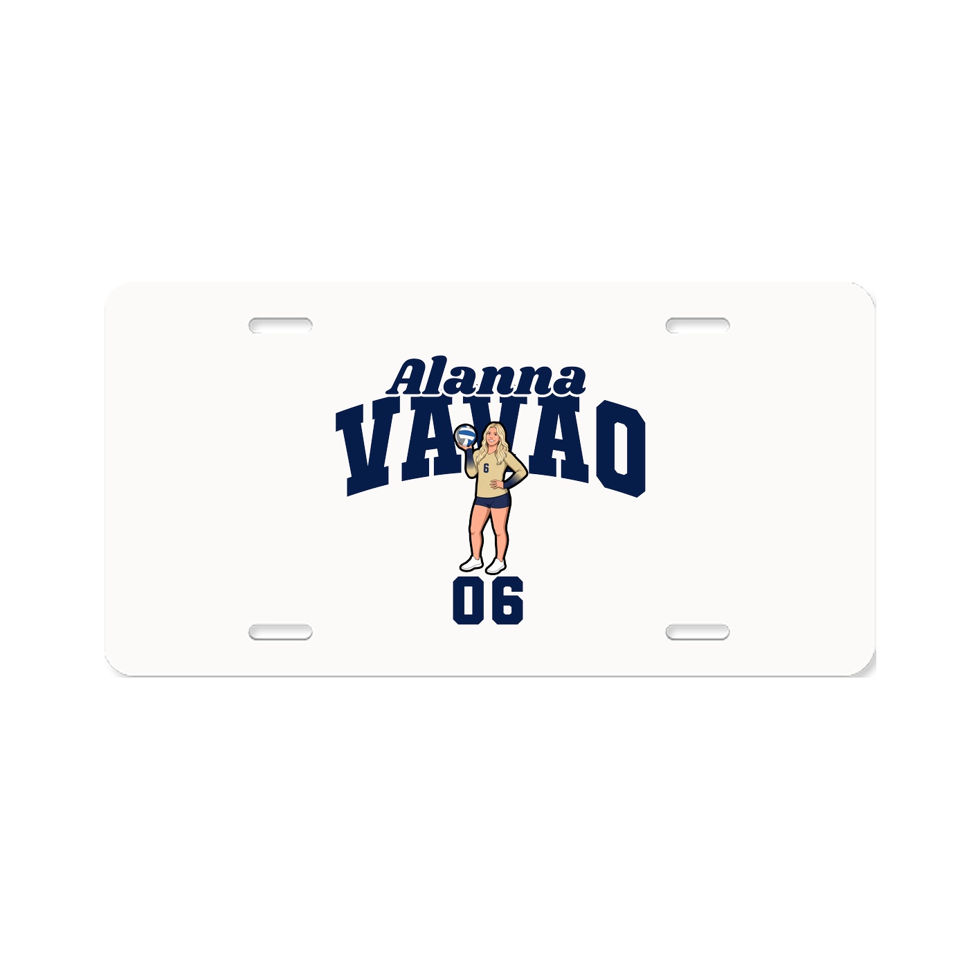 License Plate — Signature Arch in Classic
