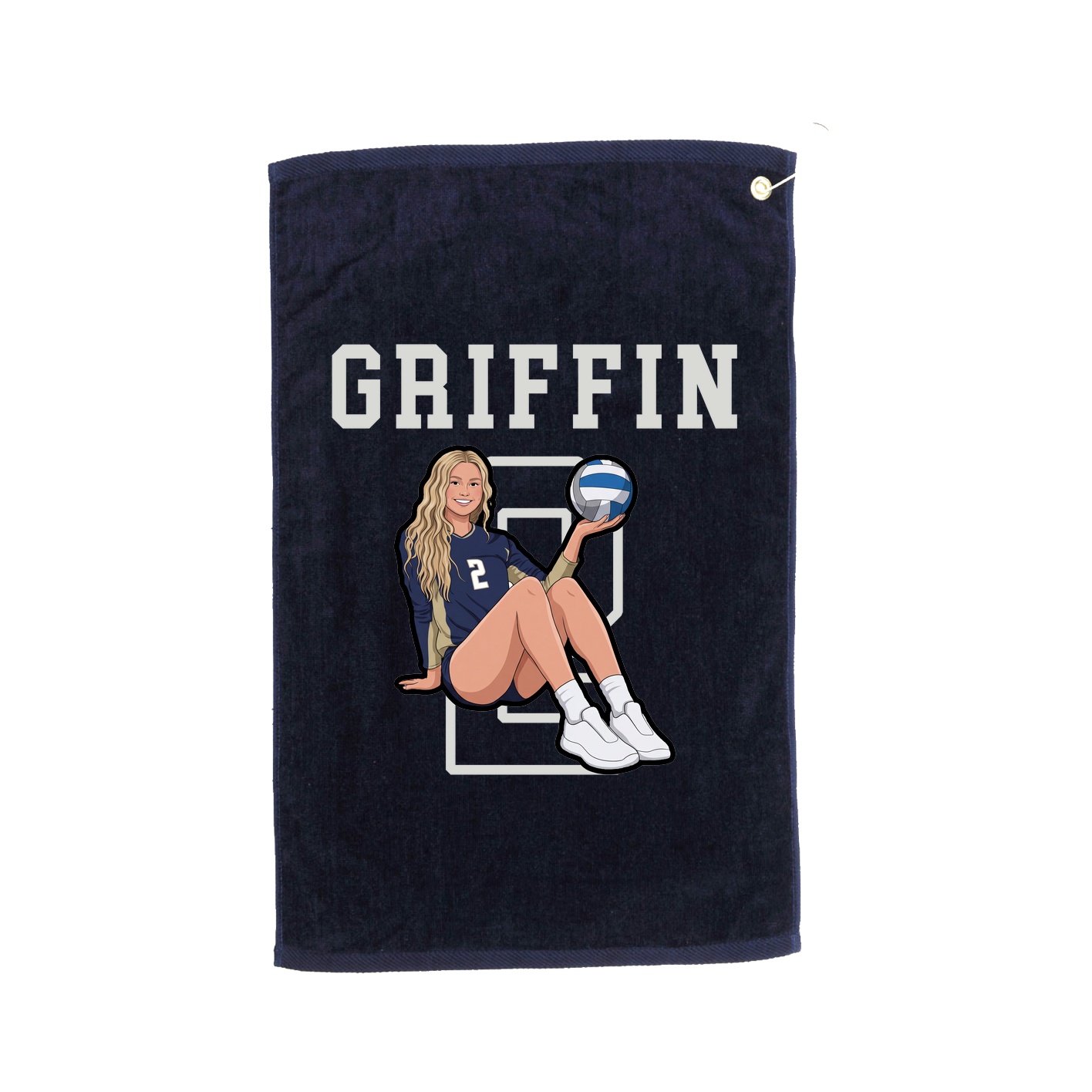 Golf Towel — Shirsey in Navy