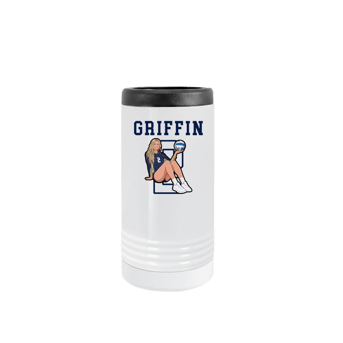 Slim Beverage Holder — Shirsey in White