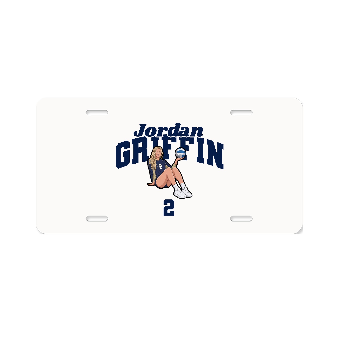 License Plate — Signature Arch in Classic