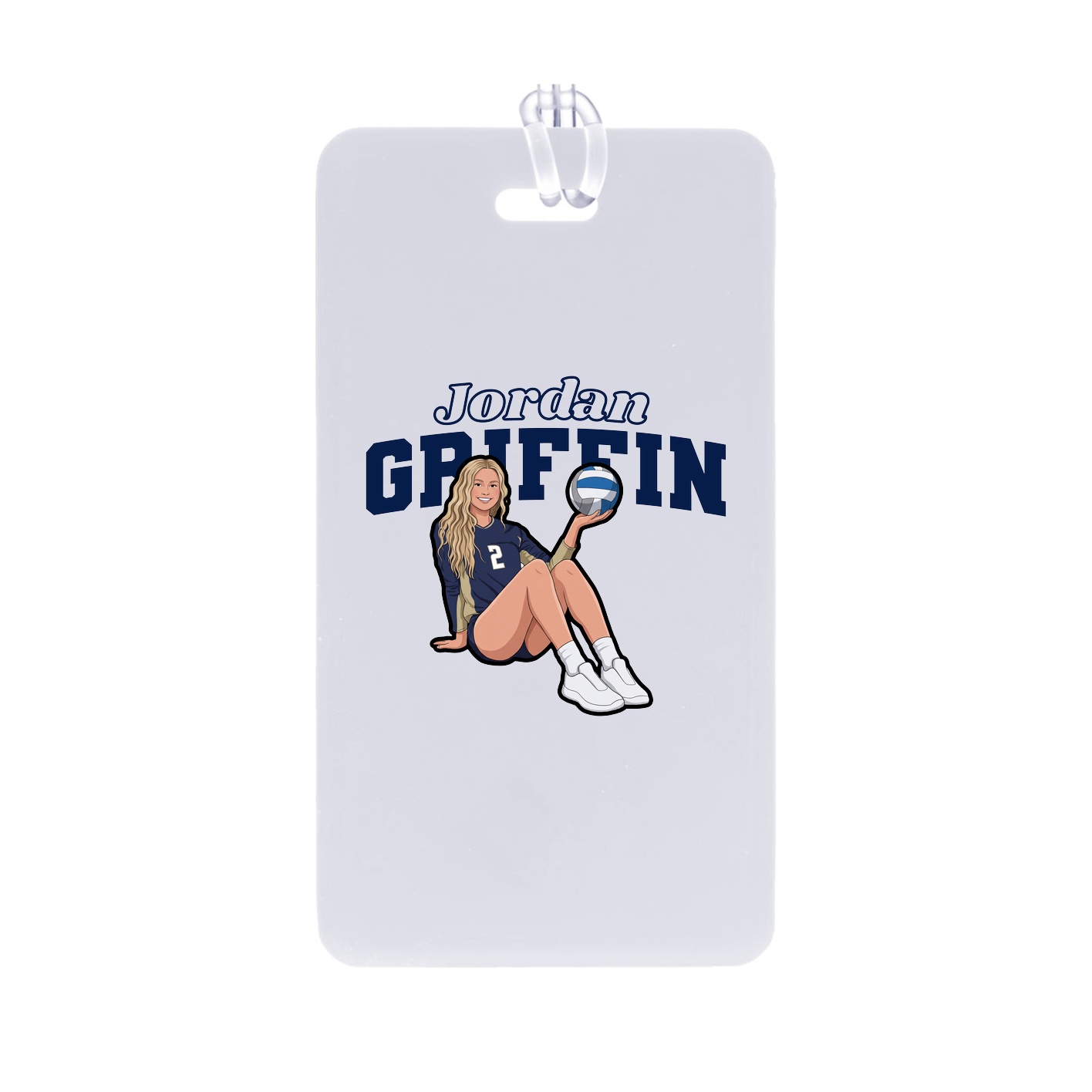 Bag Tag — Name Arch in Classic