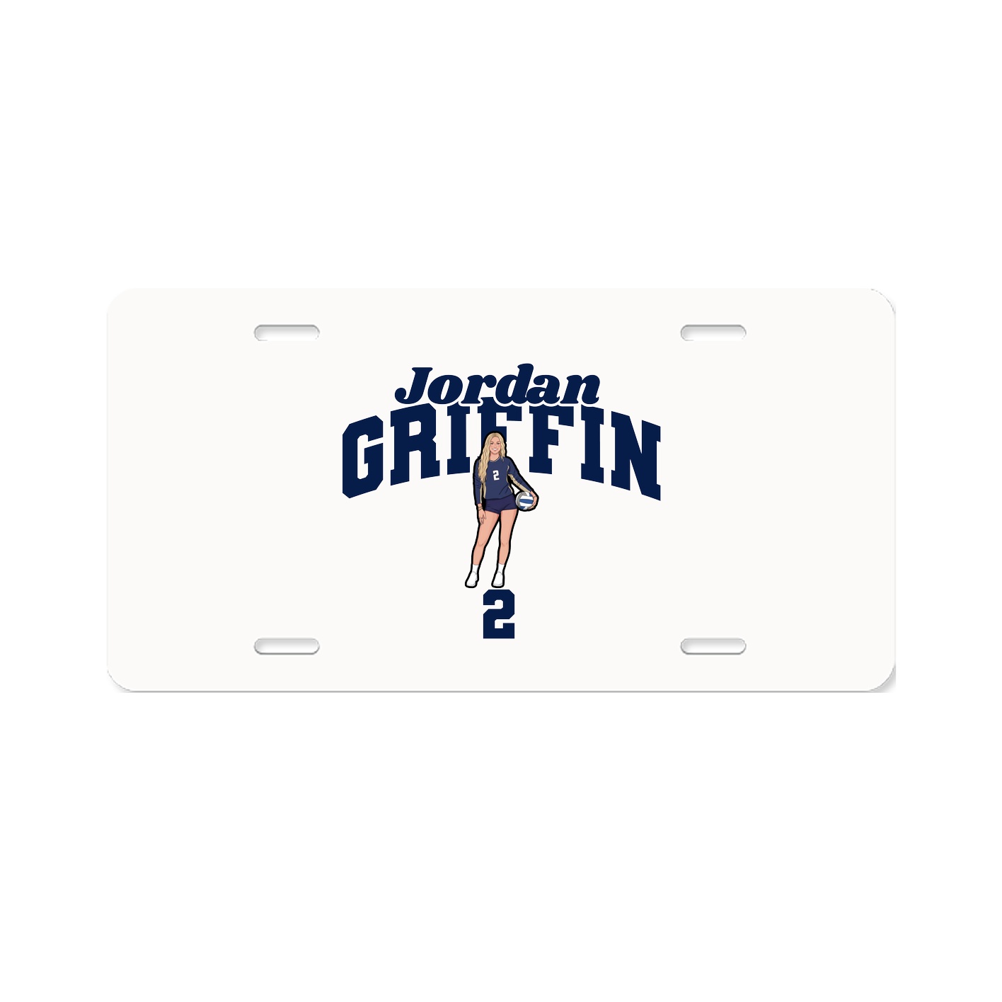 License Plate — Signature Arch in Classic