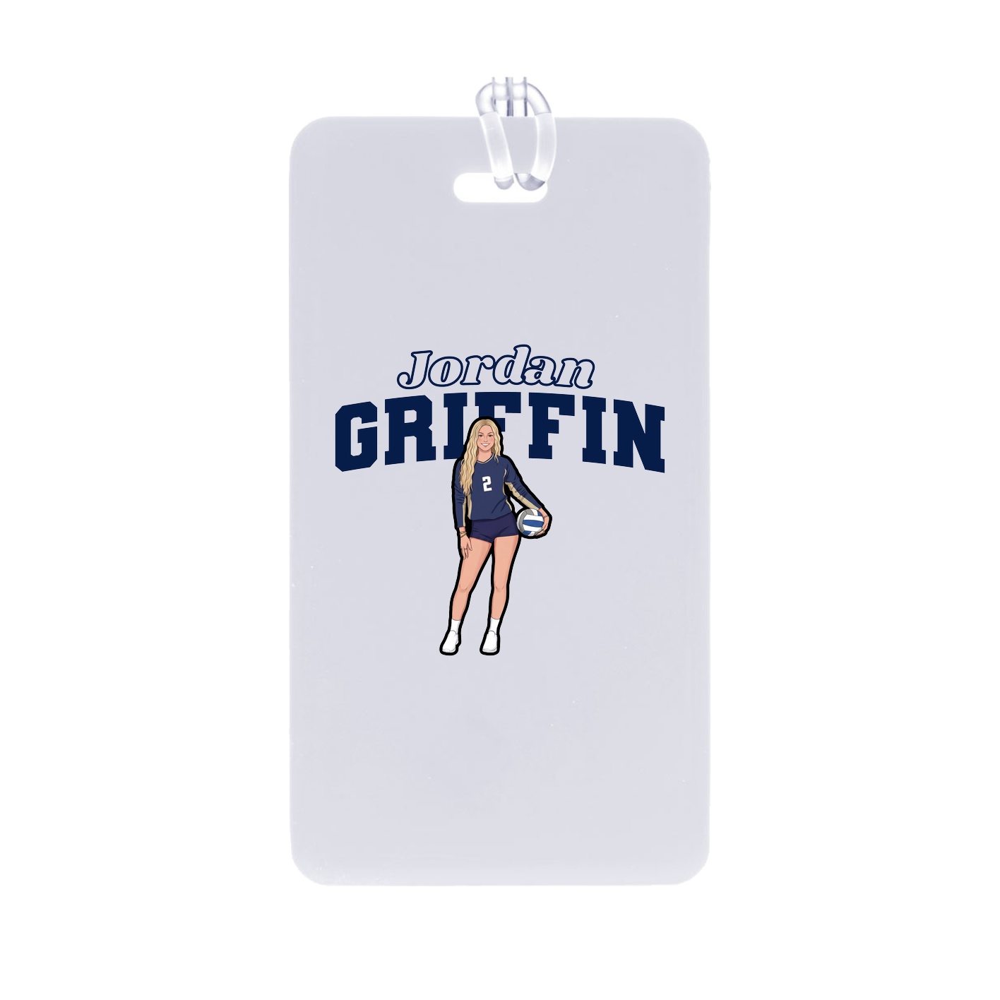 Bag Tag — Name Arch in Classic
