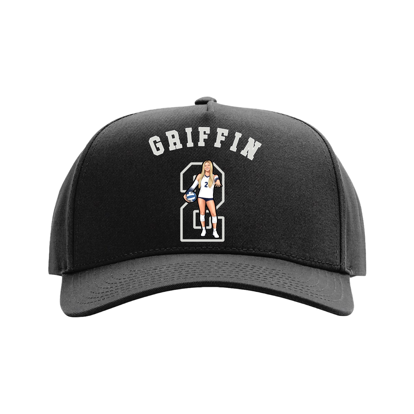 Full Fabric Five-Panel Champ Cap