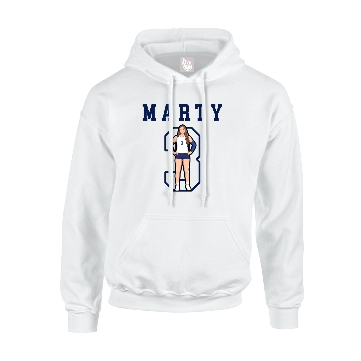 Youth Hoodie — Shirsey in White