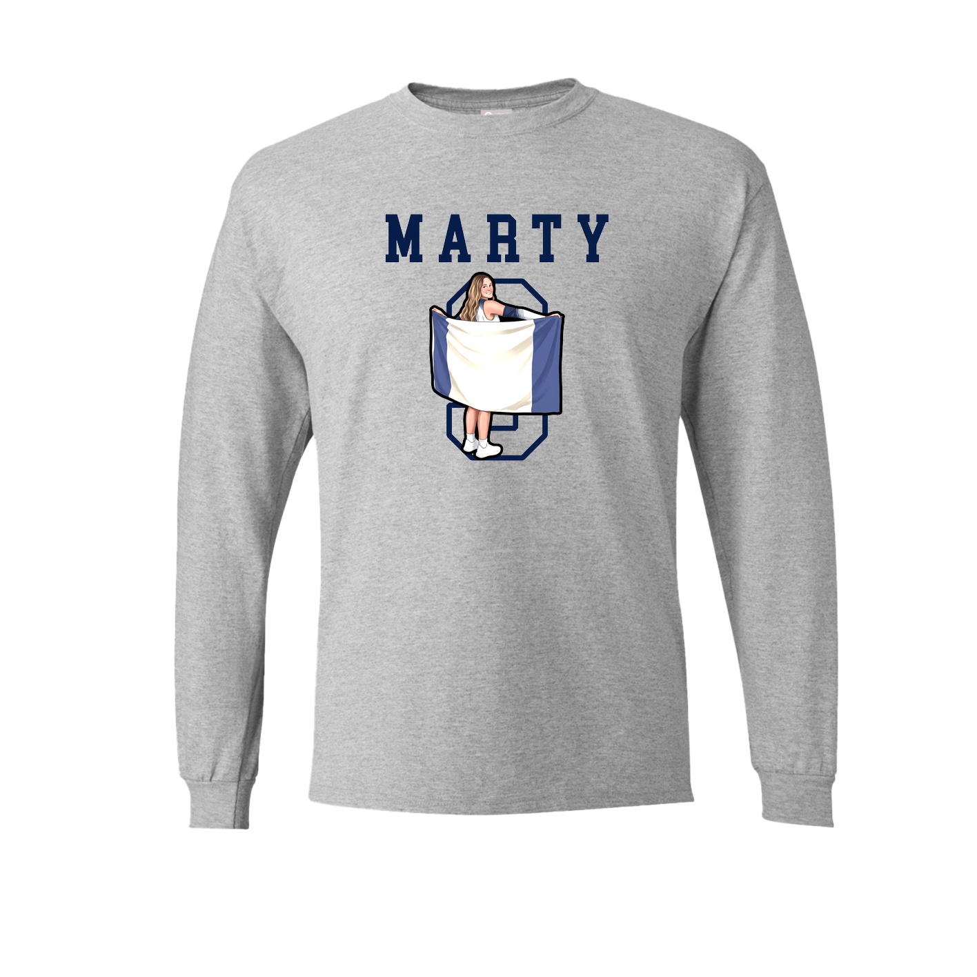 Long Sleeve Tee — Shirsey in Grey