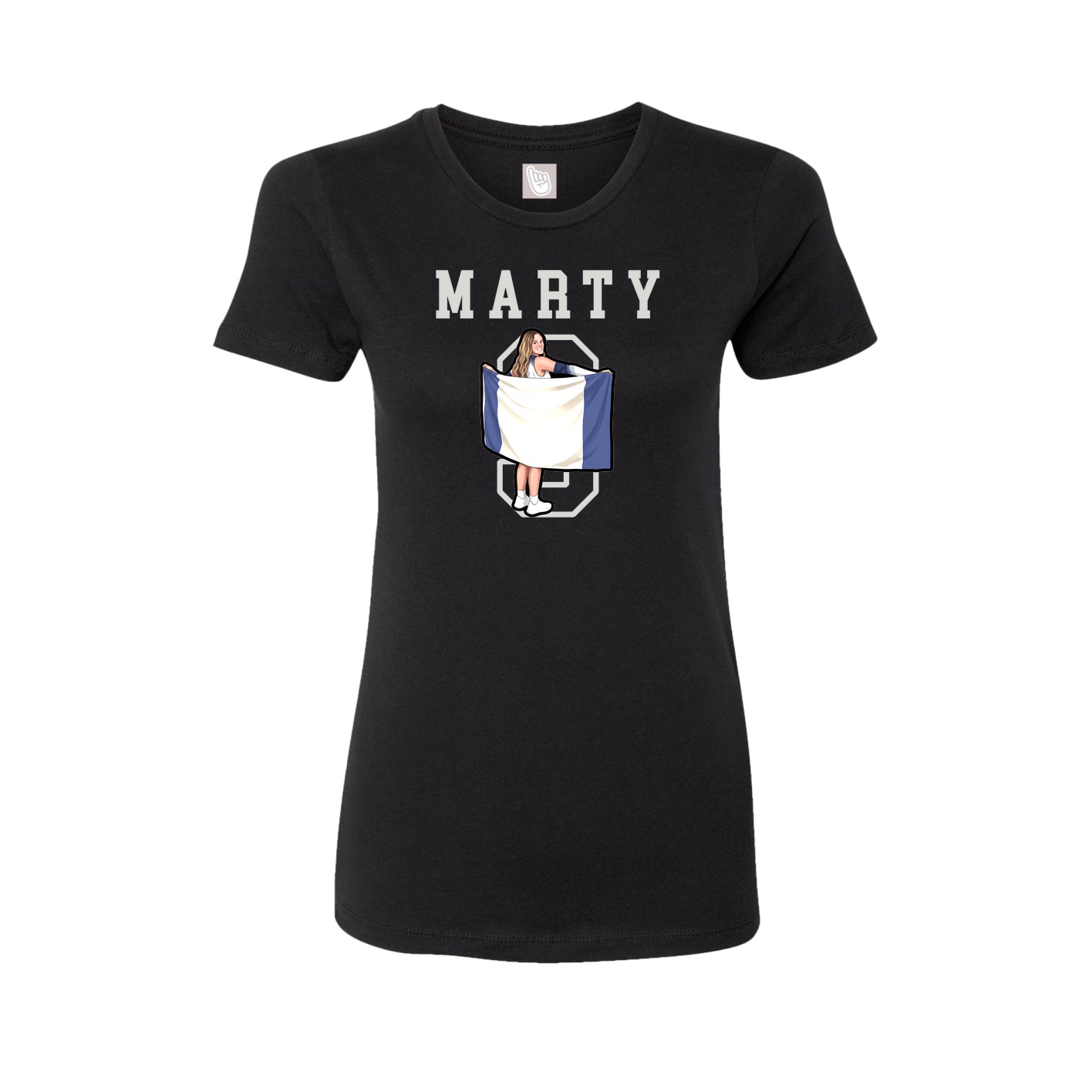 Fitted Women's Tee — Shirsey in Black