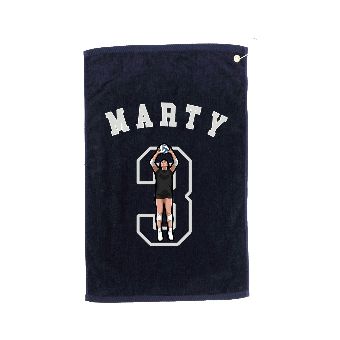 Golf Towel — Shirsey Arch in Navy