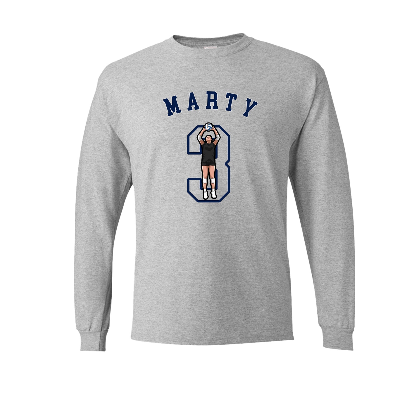Long Sleeve Tee — Shirsey Arch in Grey