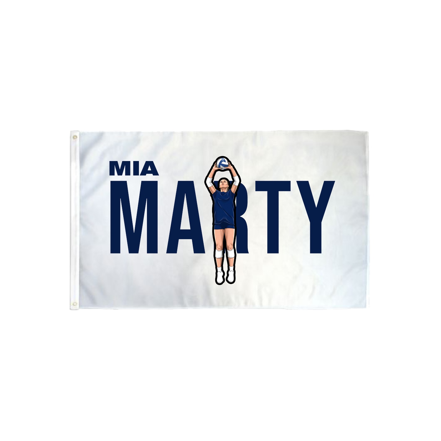 3x5 Flag — Player Name in Classic